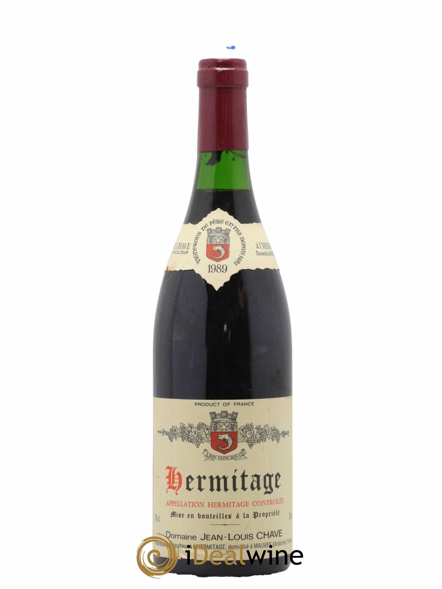 Hermitage Jean-Louis Chave 1989 - Lot de 1 bouteille - 0