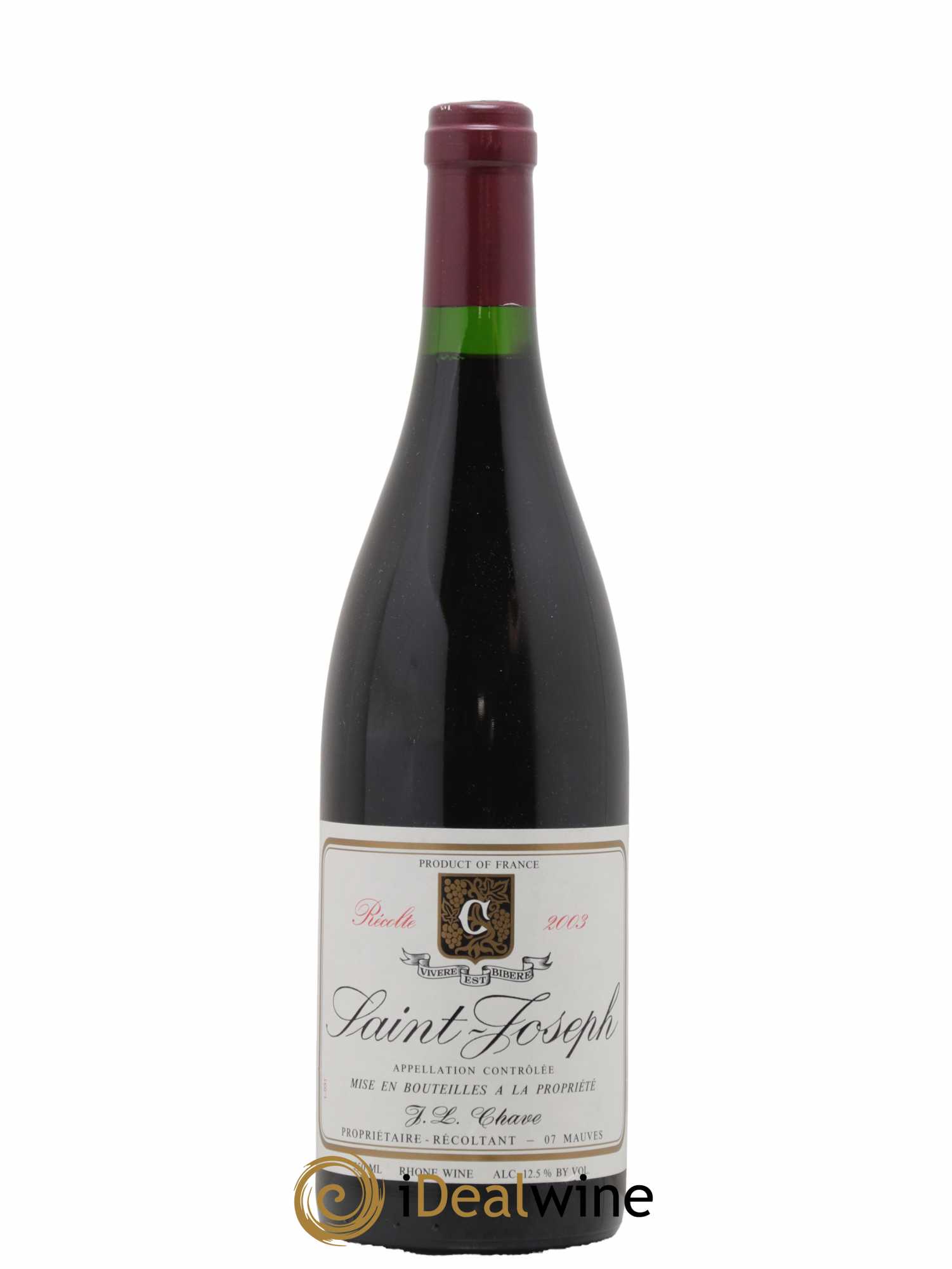 Saint-Joseph Jean-Louis Chave 2003 - Lot de 1 bouteille - 0