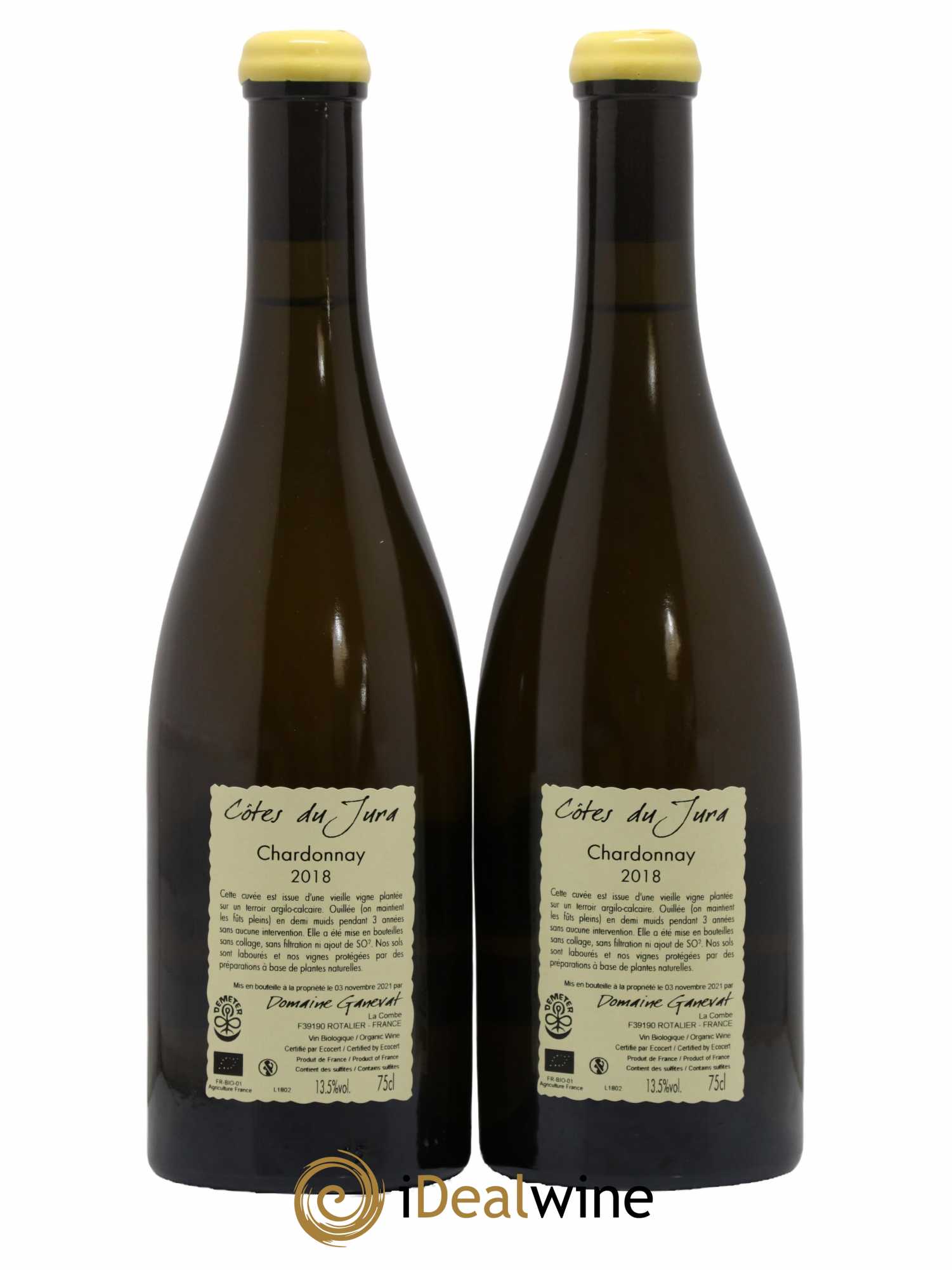 Côtes du Jura Les Chamois du Paradis Jean-François Ganevat (Domaine) 2018 - Lot de 2 bouteilles - 1