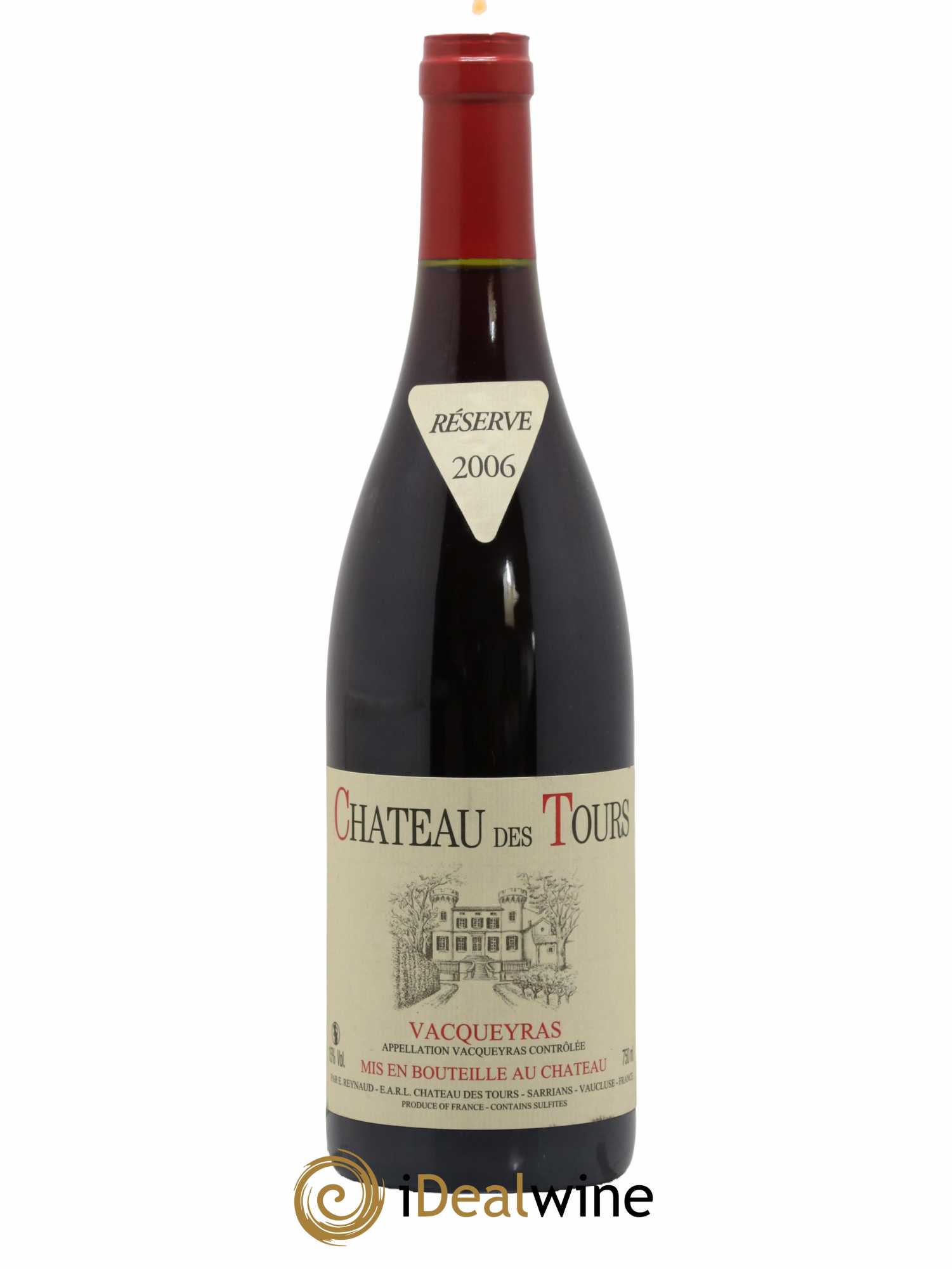 Vacqueyras Château des Tours Emmanuel Reynaud 2006 - Lot de 1 bouteille - 0