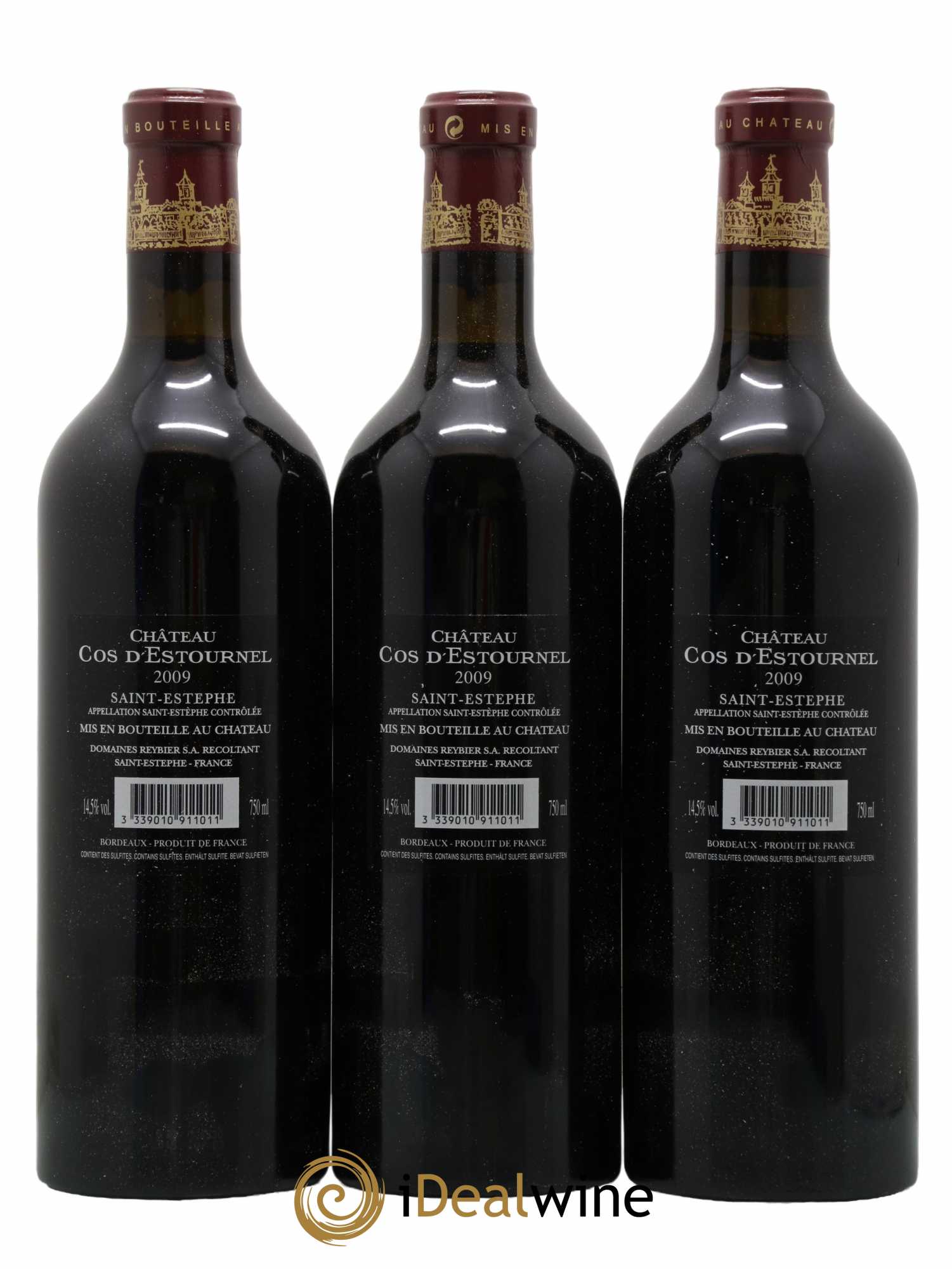 Cos d'Estournel 2ème Grand Cru Classé 2009 - Lot de 12 bouteilles - 6