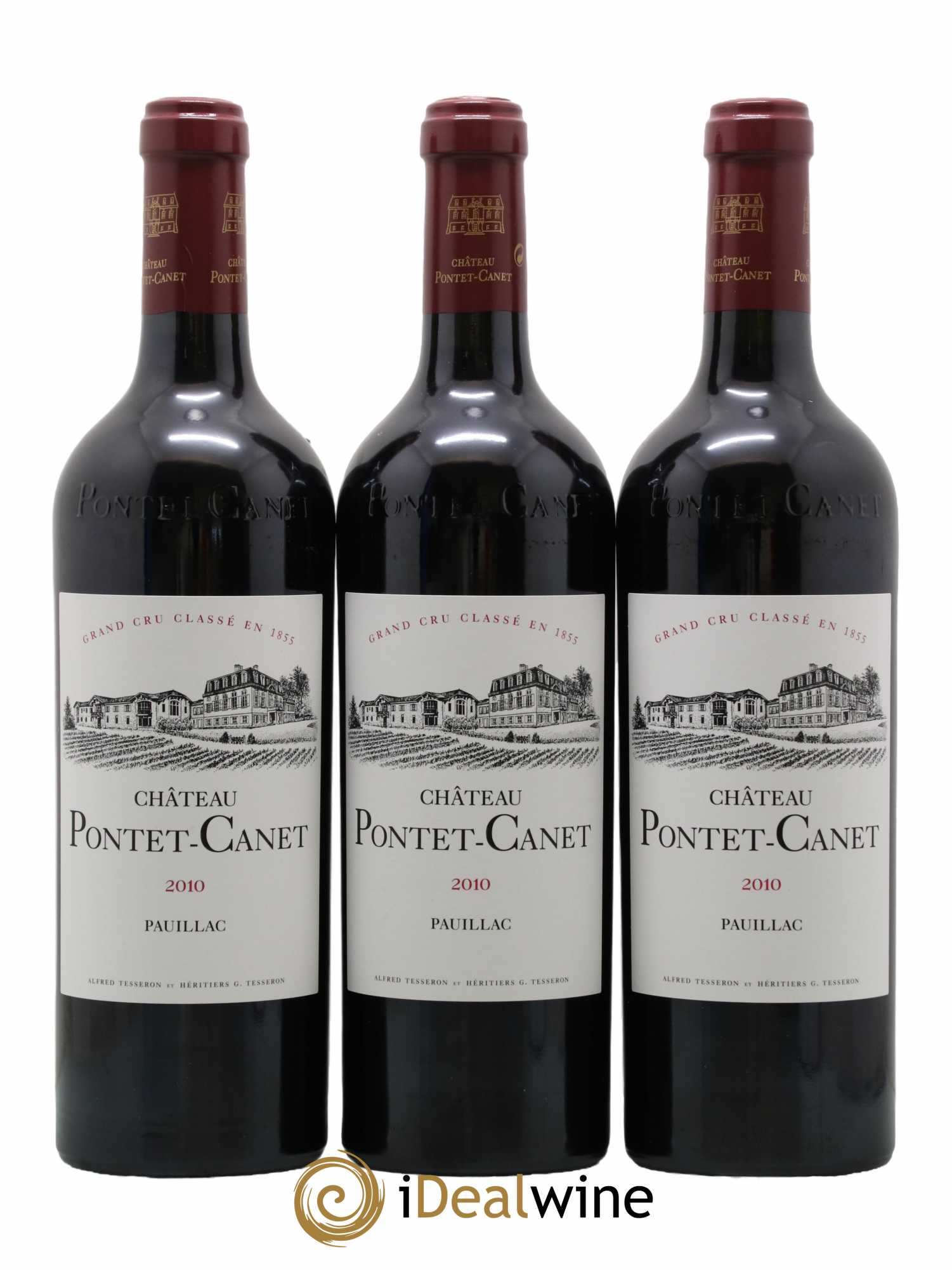 Château Pontet Canet 5ème Grand Cru Classé 2010 - Lot de 12 bouteilles - 3