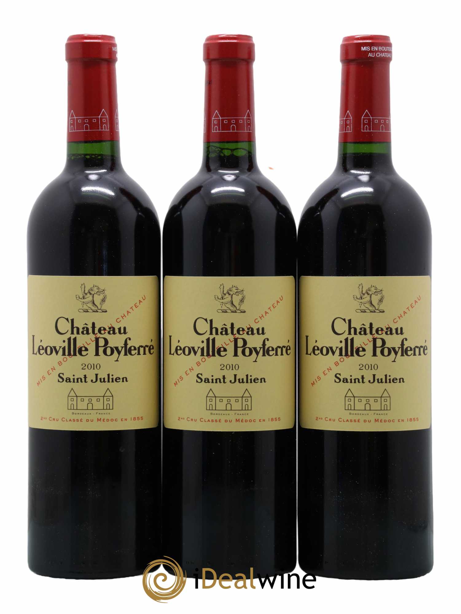 Château Léoville Poyferré 2ème Grand Cru Classé 2010 - Lot de 12 bouteilles - 2