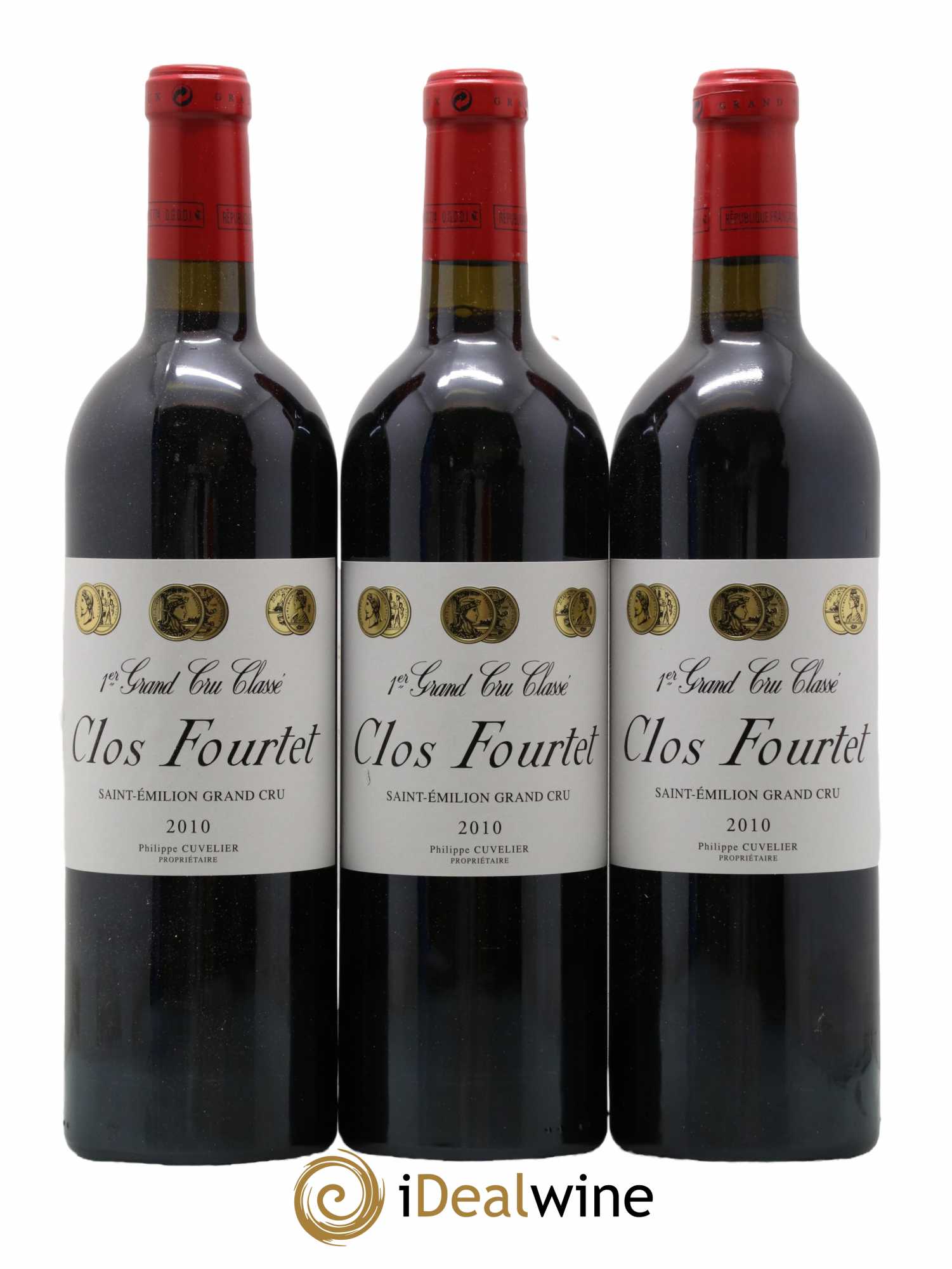 Clos Fourtet 1er Grand Cru Classé B 2010 - Lot de 12 bouteilles - 2