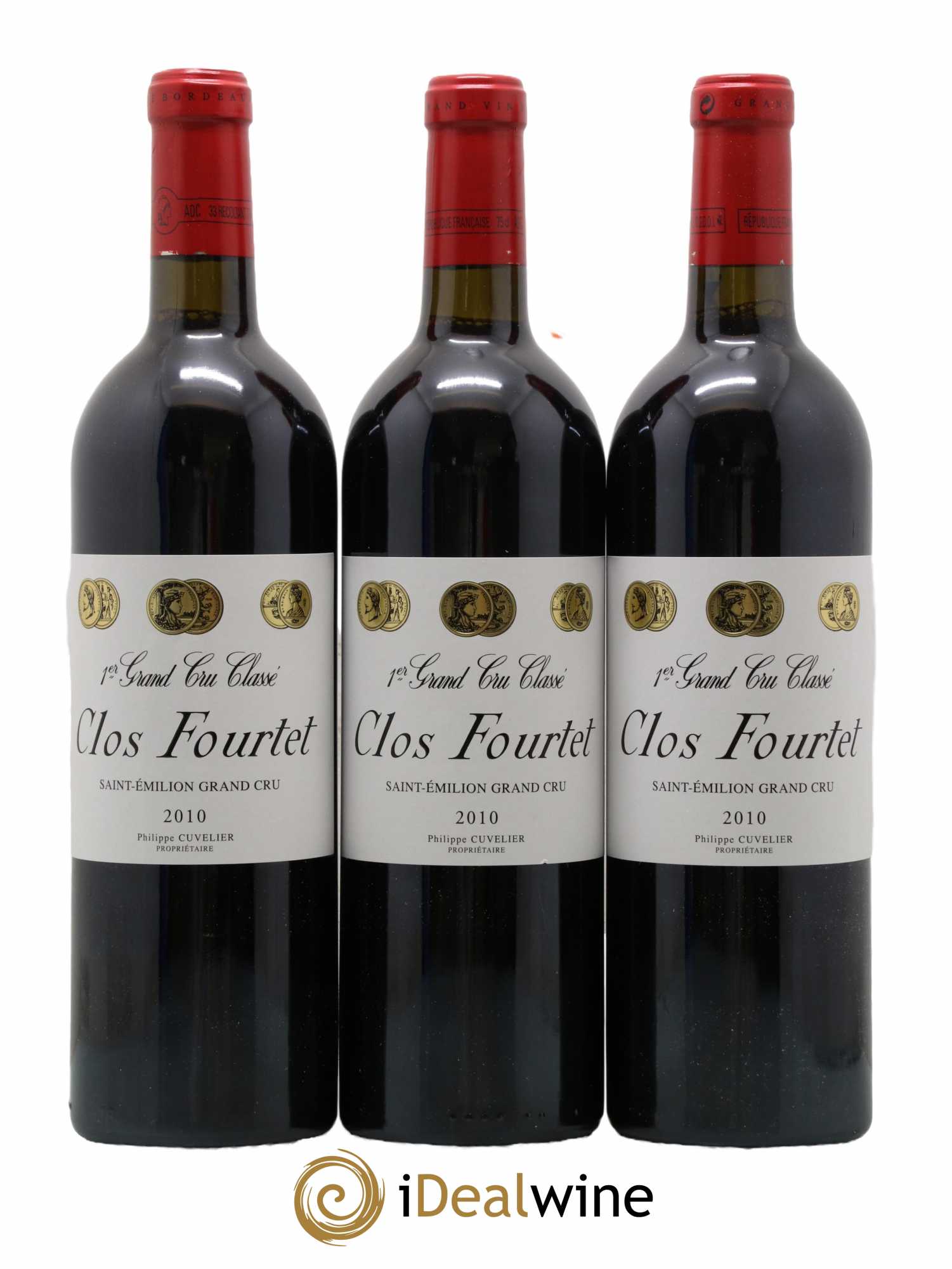 Clos Fourtet 1er Grand Cru Classé B 2010 - Lot de 12 bouteilles - 3