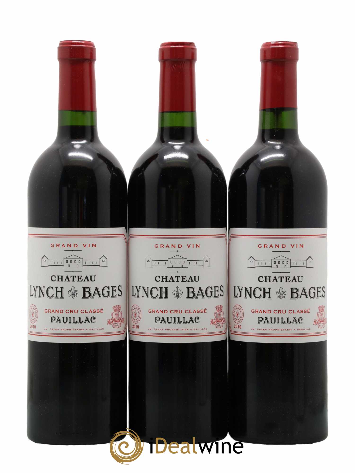 Château Lynch Bages 5ème Grand Cru Classé 2010 - Lot de 12 bouteilles - 1