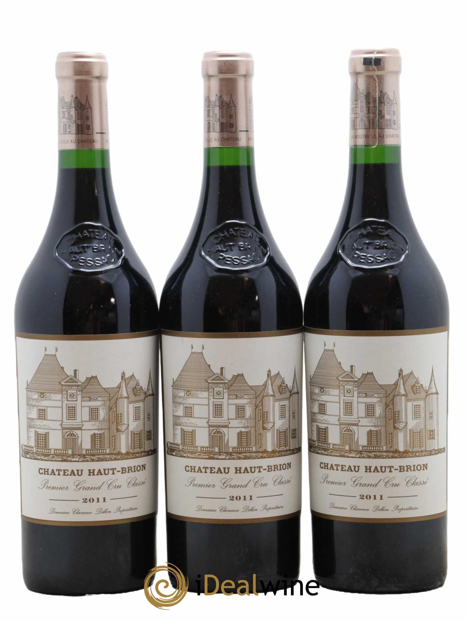 Château Haut Brion 1er Grand Cru Classé 2011 - Lot de 3 bouteilles - 0
