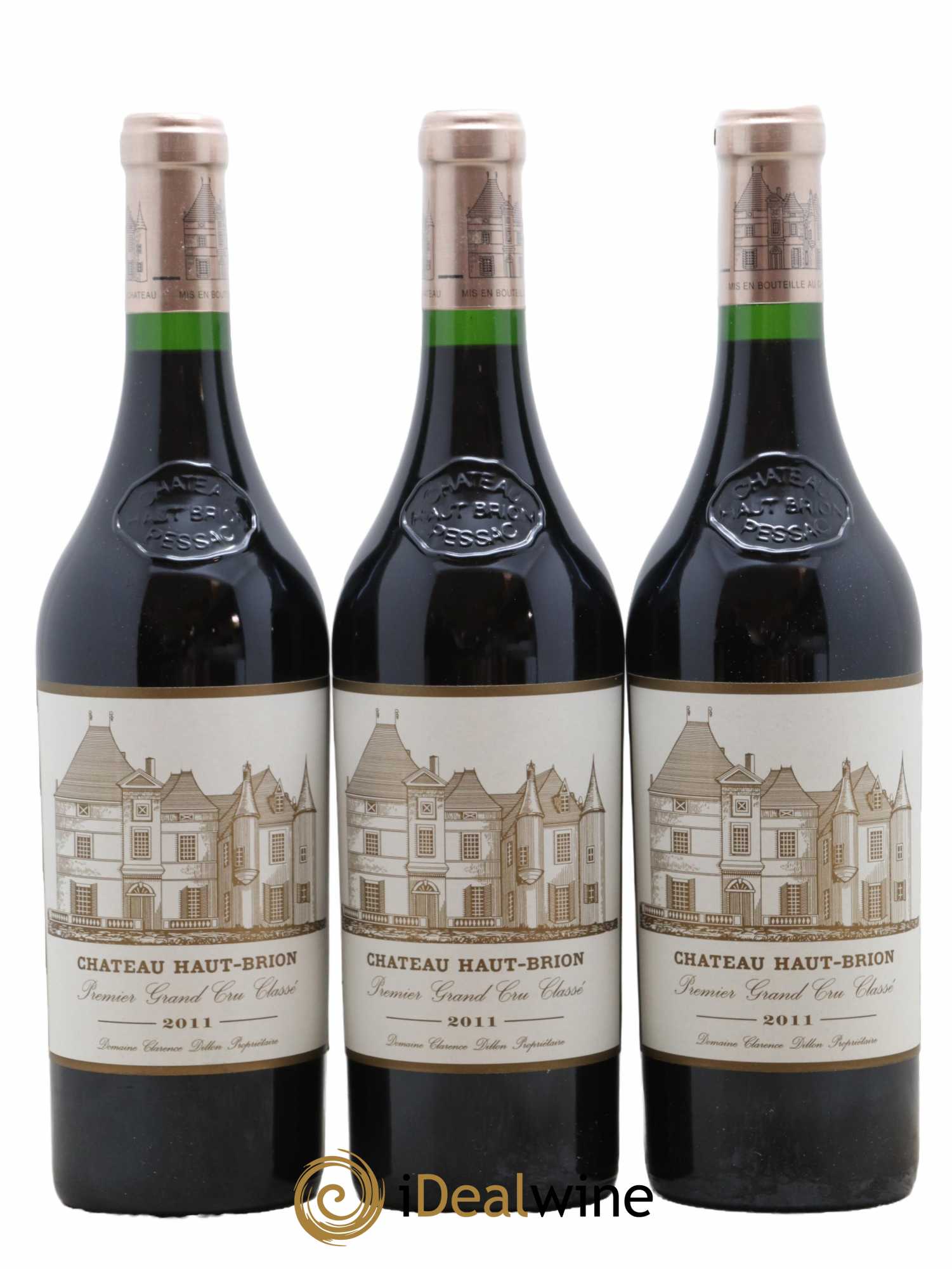 Château Haut Brion 1er Grand Cru Classé 2011 - Lot de 3 bouteilles - 0