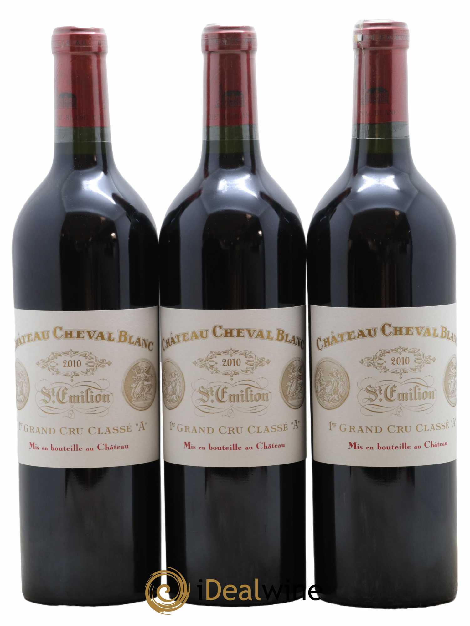 Château Cheval Blanc 1er Grand Cru Classé A  2010 - Lot of 6 bottles - 1