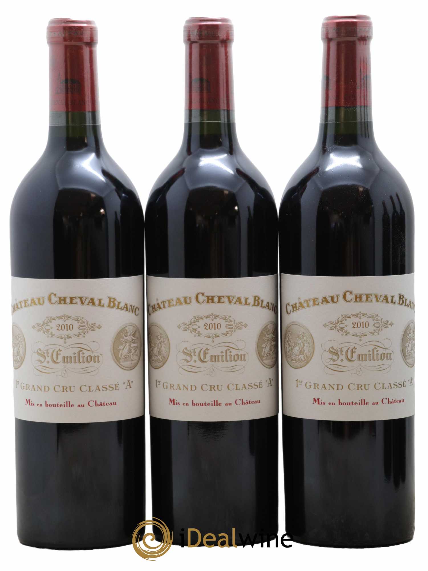 Château Cheval Blanc 1er Grand Cru Classé A  2010 - Lot of 6 bottles - 3