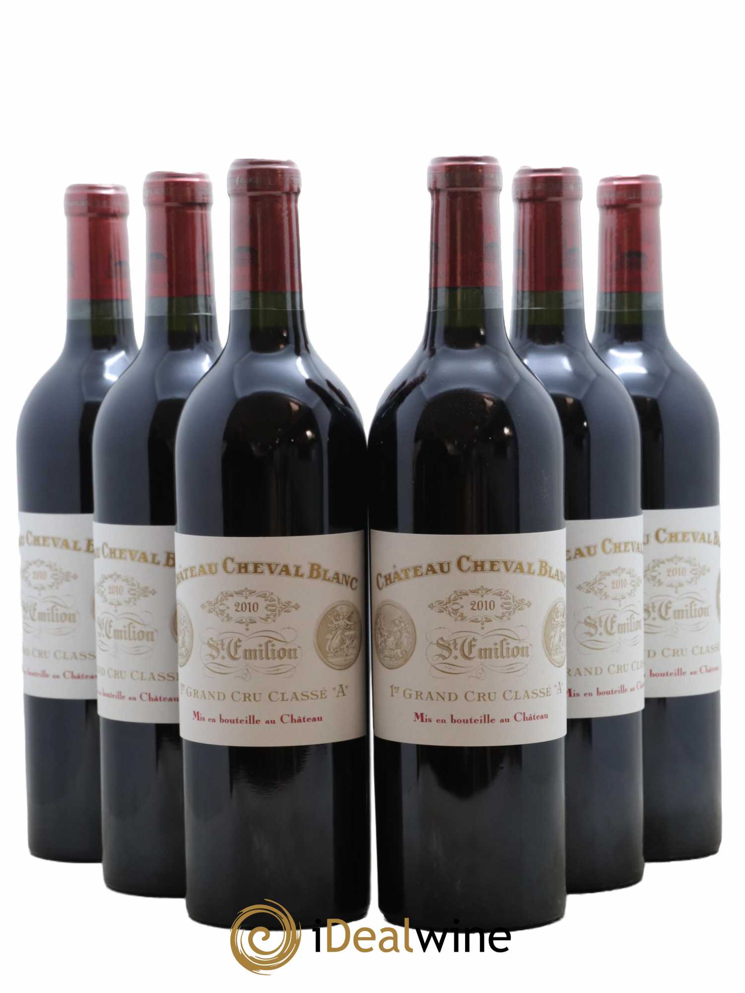 Château Cheval Blanc 1er Grand Cru Classé A  2010 - Lot of 6 bottles - 0