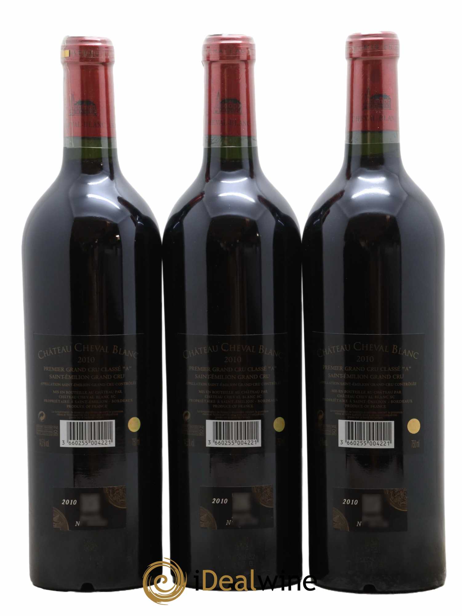 Château Cheval Blanc 1er Grand Cru Classé A 2010 - Lot of 6 bottles - 2
