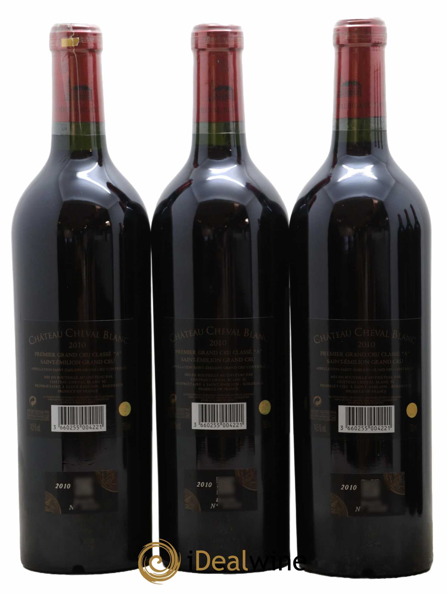 Château Cheval Blanc 1er Grand Cru Classé A 2010 - Lot of 6 bottles - 4