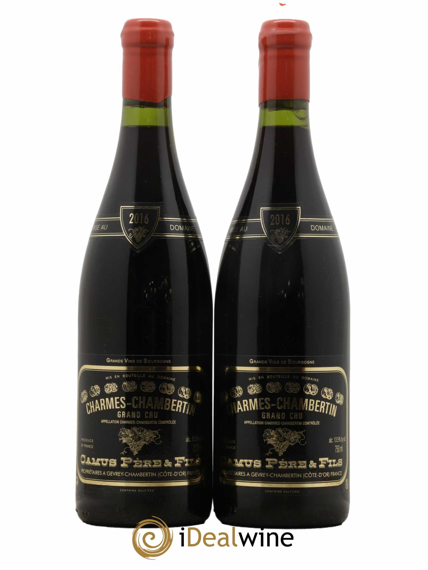 Charmes-Chambertin Grand Cru Camus Père et Fils (Domaine) 2016 - Lot de 2 bouteilles - 0