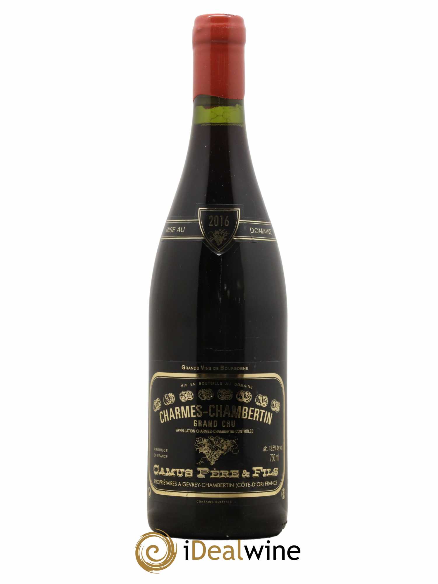 Charmes-Chambertin Grand Cru Camus Père et Fils (Domaine) 2016 - Lot de 1 bouteille - 0