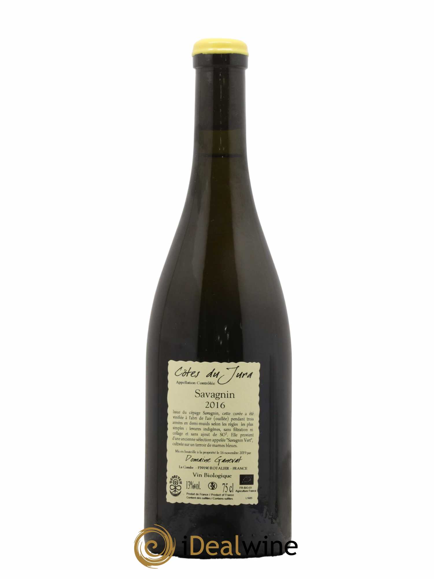 Côtes du Jura Les Chalasses Marnes Bleues Jean-François Ganevat (Domaine) 2016 - Lot de 1 bouteille - 1