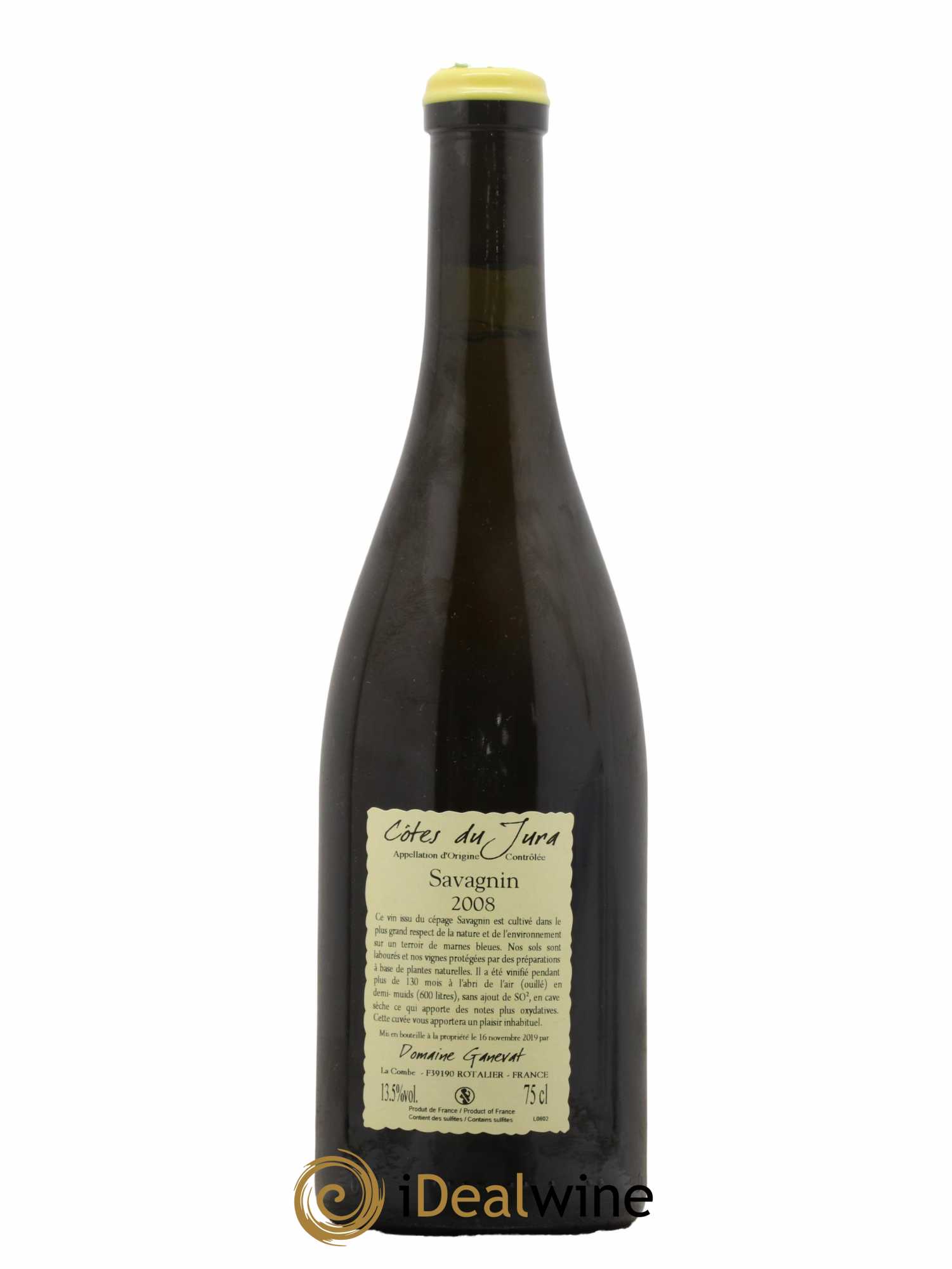 Côtes du Jura Les Vignes de mon Père Jean-François Ganevat (Domaine) 2008 - Lot de 1 bouteille - 1