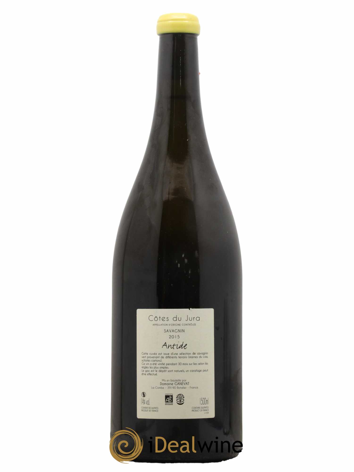 Côtes du Jura Savagnin Antide Jean-François Ganevat (Domaine) 2015 - Lot de 1 magnum - 1