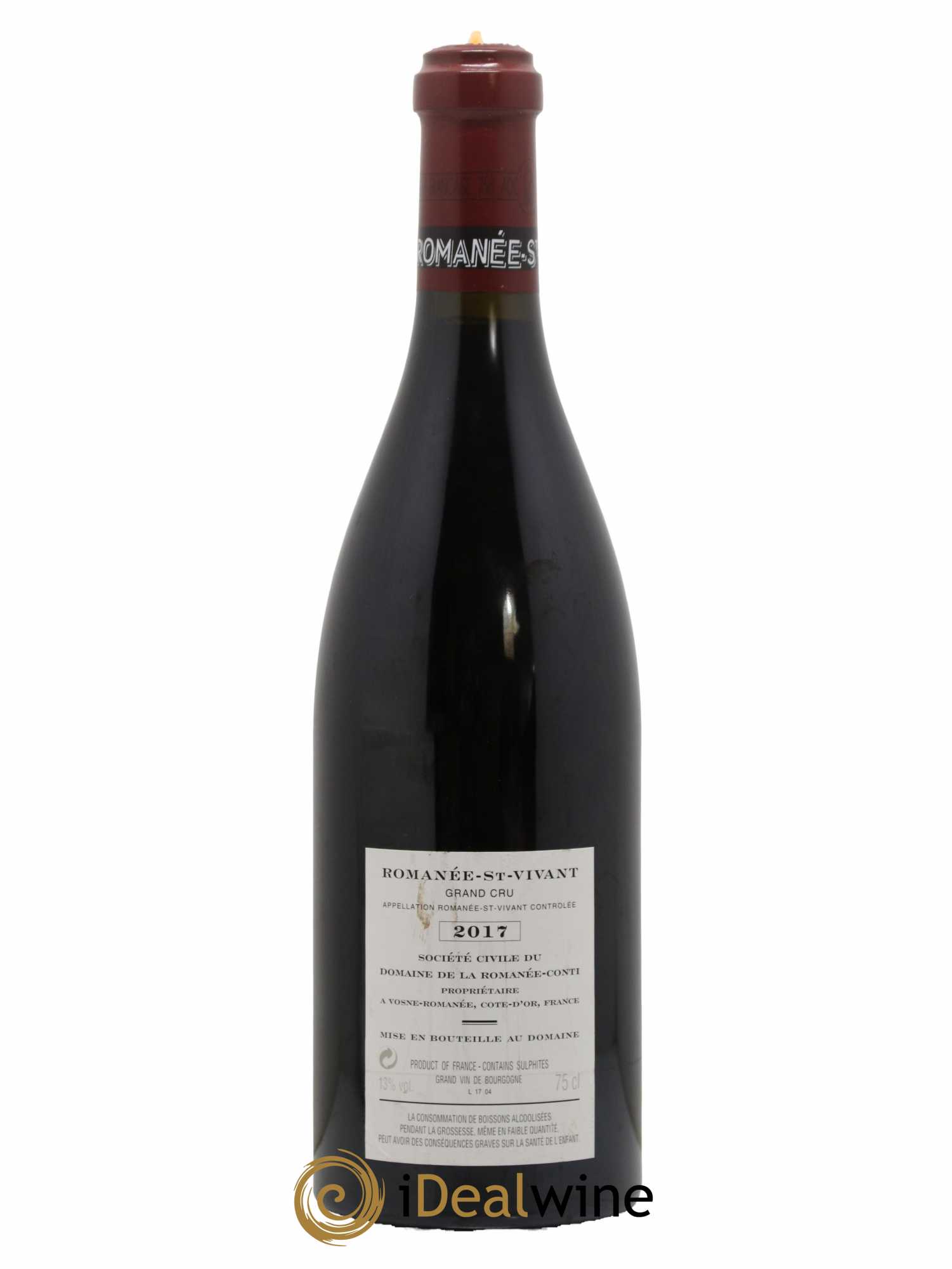 Romanée-Saint-Vivant Grand Cru Domaine de la Romanée-Conti 2017 - Lot of 1 bottle - 1