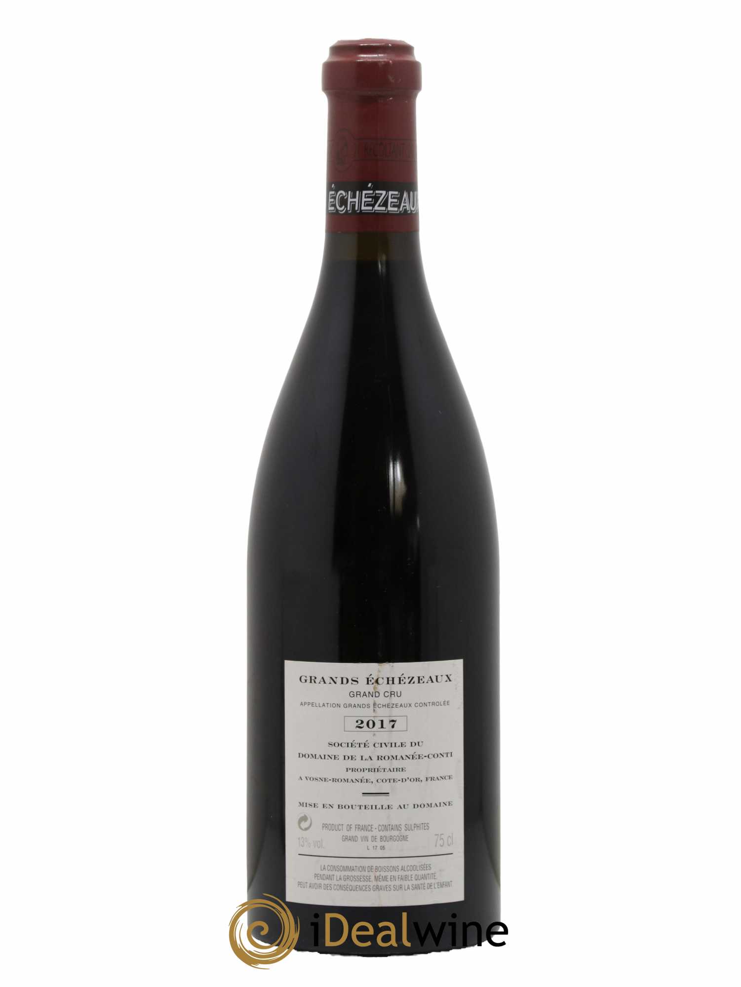 Grands-Echezeaux Grand Cru Domaine de la Romanée-Conti 2017 - Lot de 1 bouteille - 1