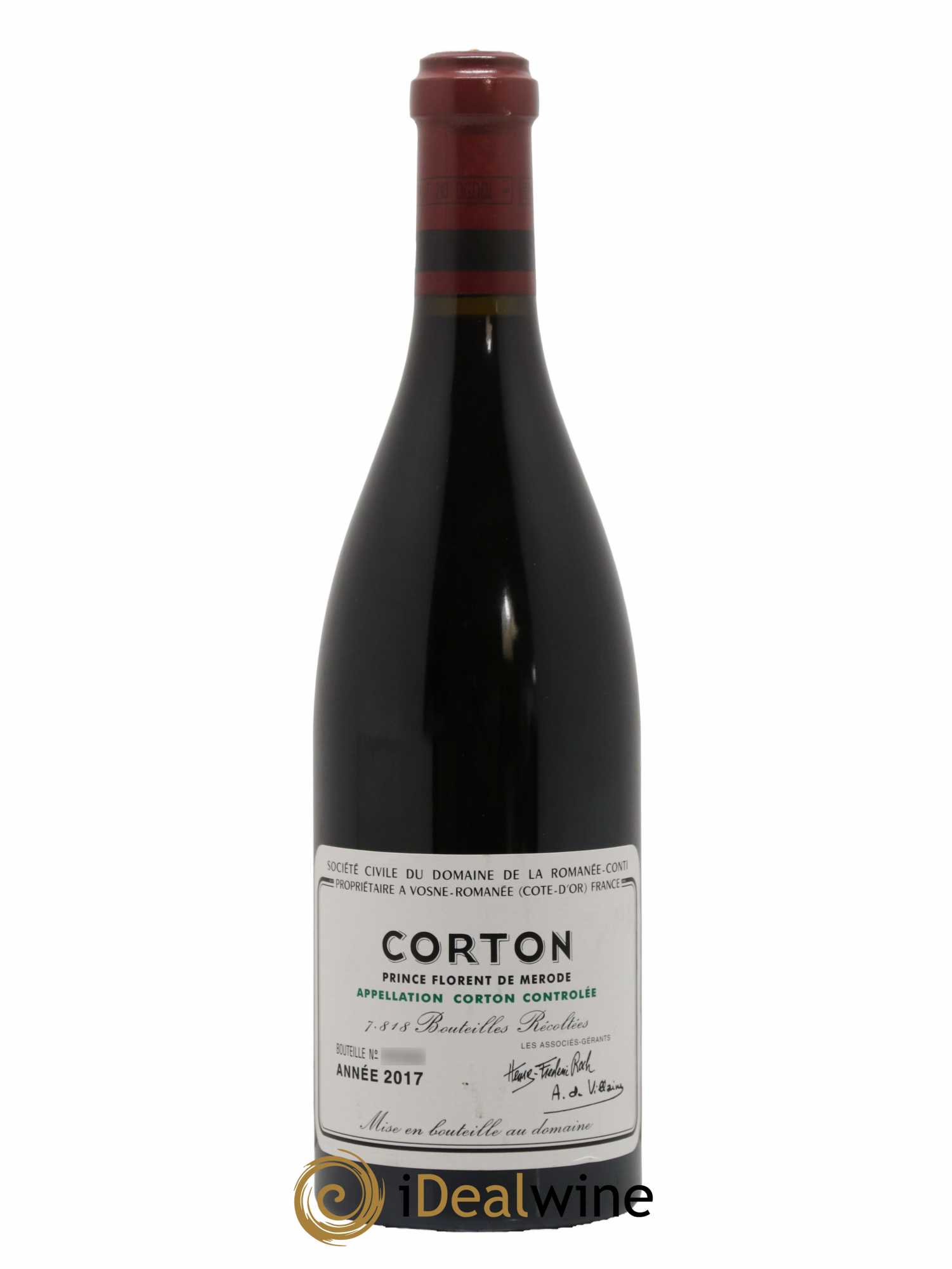 Corton Grand Cru Domaine de la Romanée-Conti 2017 - Lot of 1 bottle - 0