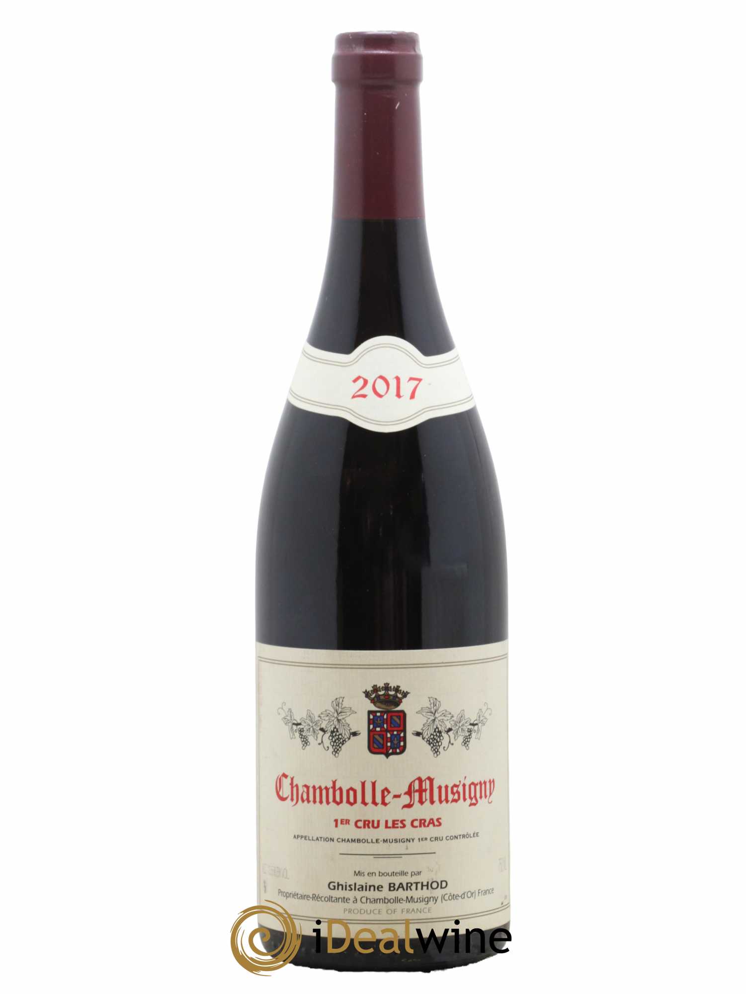Chambolle-Musigny 1er Cru Les Cras Ghislaine Barthod 2017 - Lot de 1 bouteille - 0