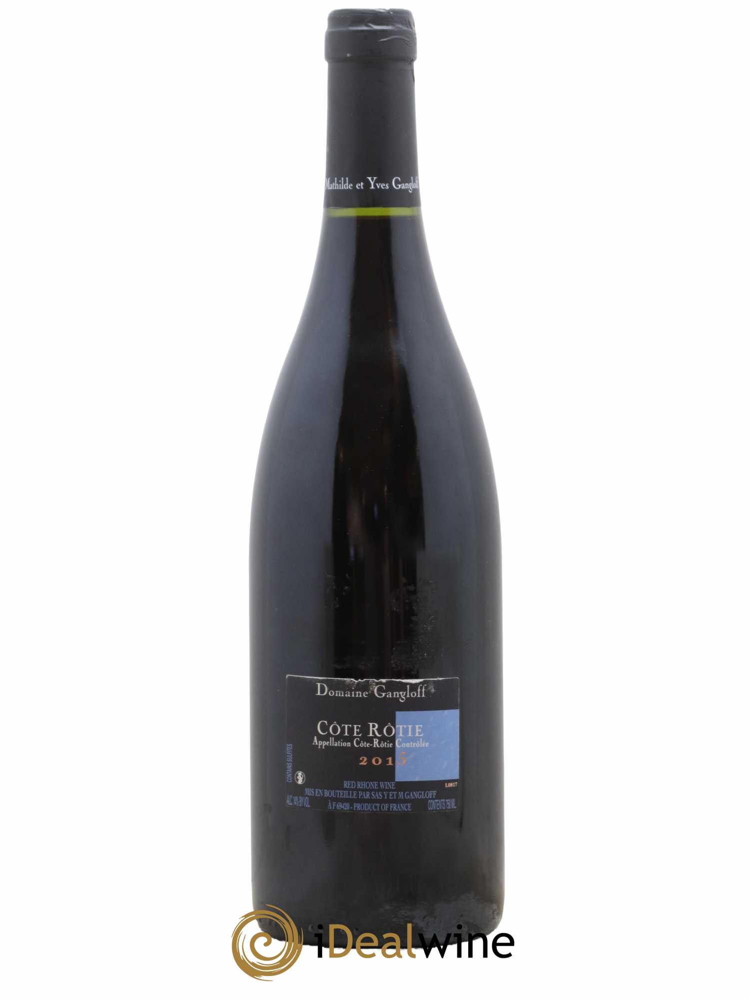 Côte-Rôtie La Barbarine Gangloff (Domaine) 2015 - Lot de 1 bouteille - 1