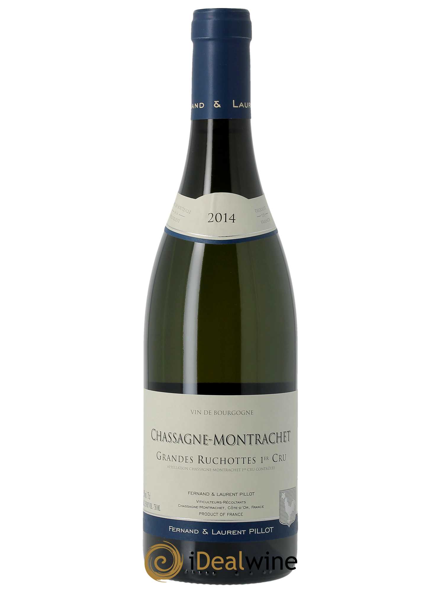 Chassagne-Montrachet 1er Cru Les Grandes Ruchottes Laurent Et Fernand Pillot 2014 - Lot of 1 bottle - 0