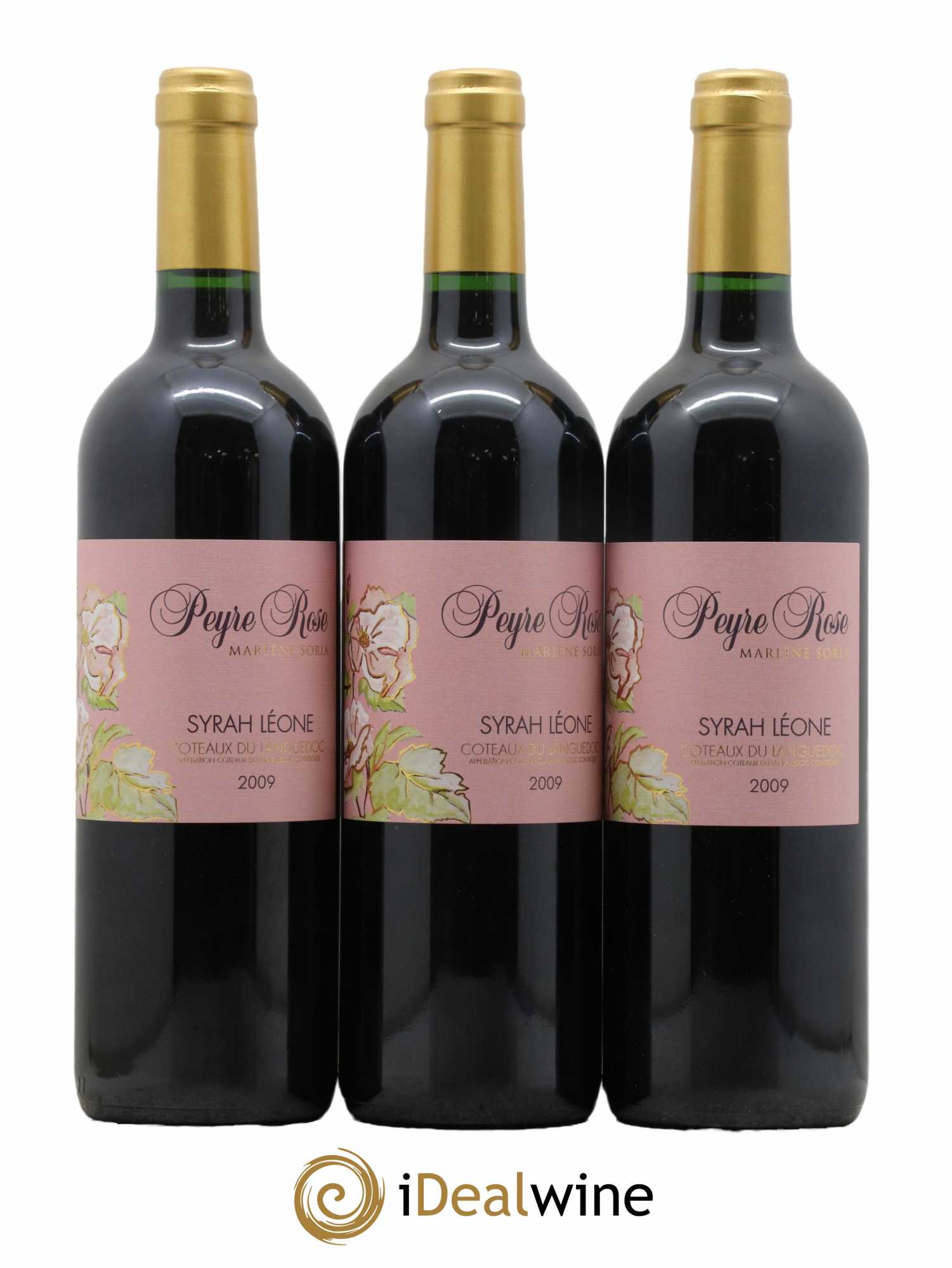 Coteaux du Languedoc Domaine Peyre Rose Belle Léone (anciennement Syrah Léone) Marlène Soria 2009 - Lot de 3 bouteilles - 0