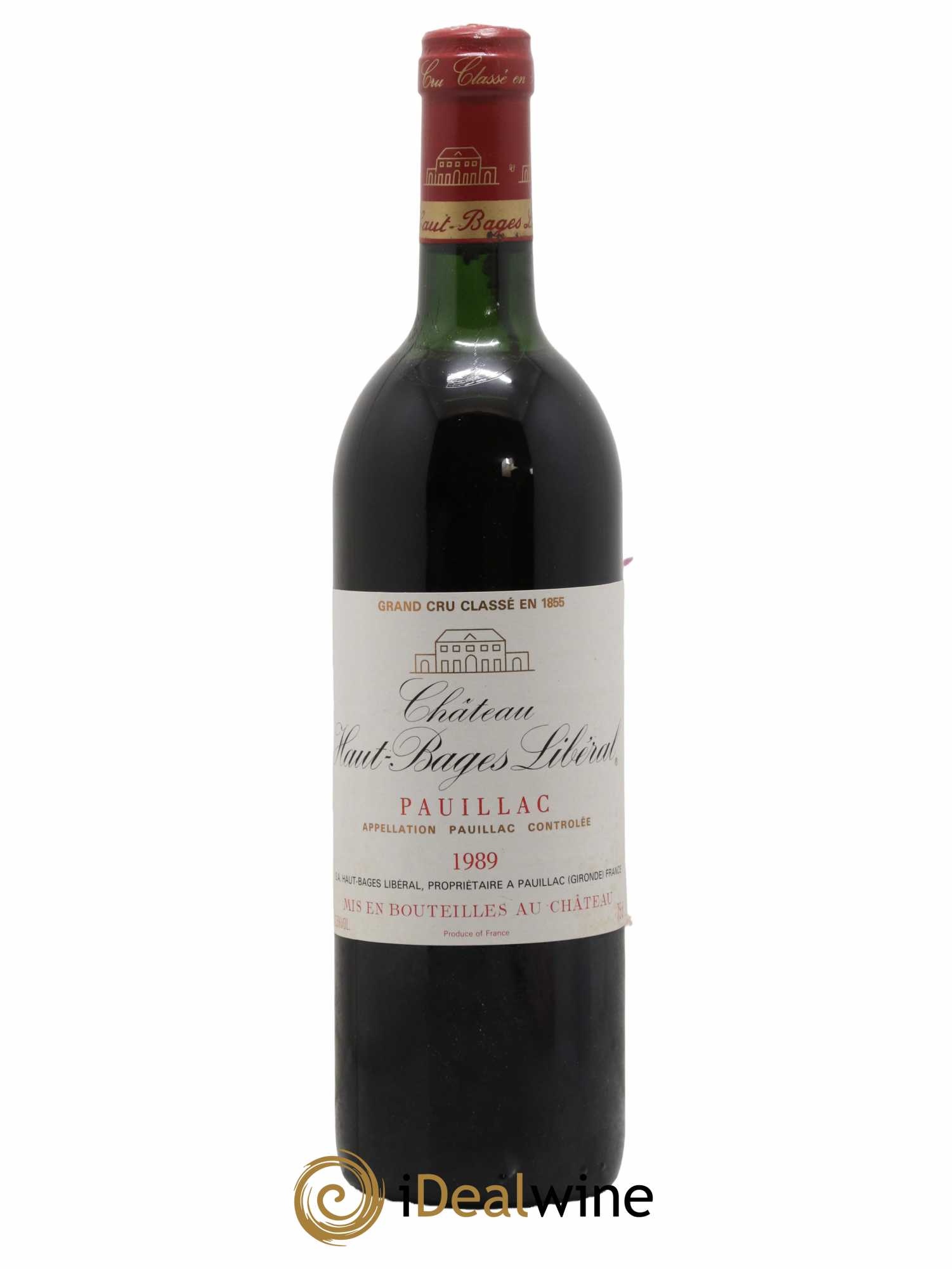 Château Haut Bages Libéral 5ème Grand Cru Classé 1989 - Lot de 1 bouteille - 0