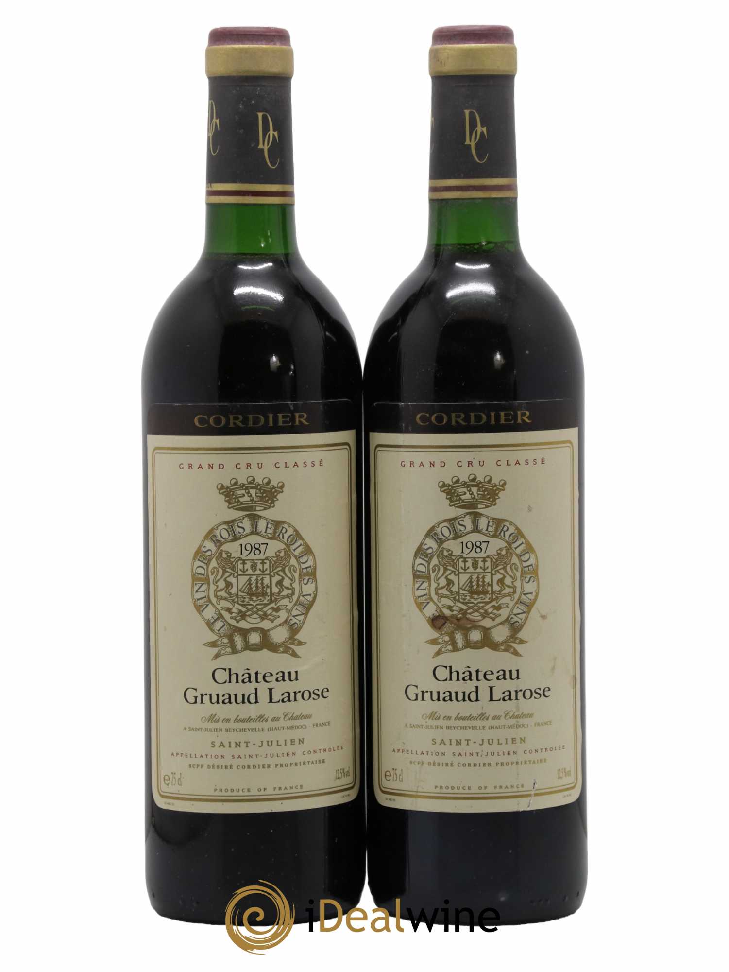 Château Gruaud Larose 2ème Grand Cru Classé 1987 - Lot de 2 bouteilles - 0