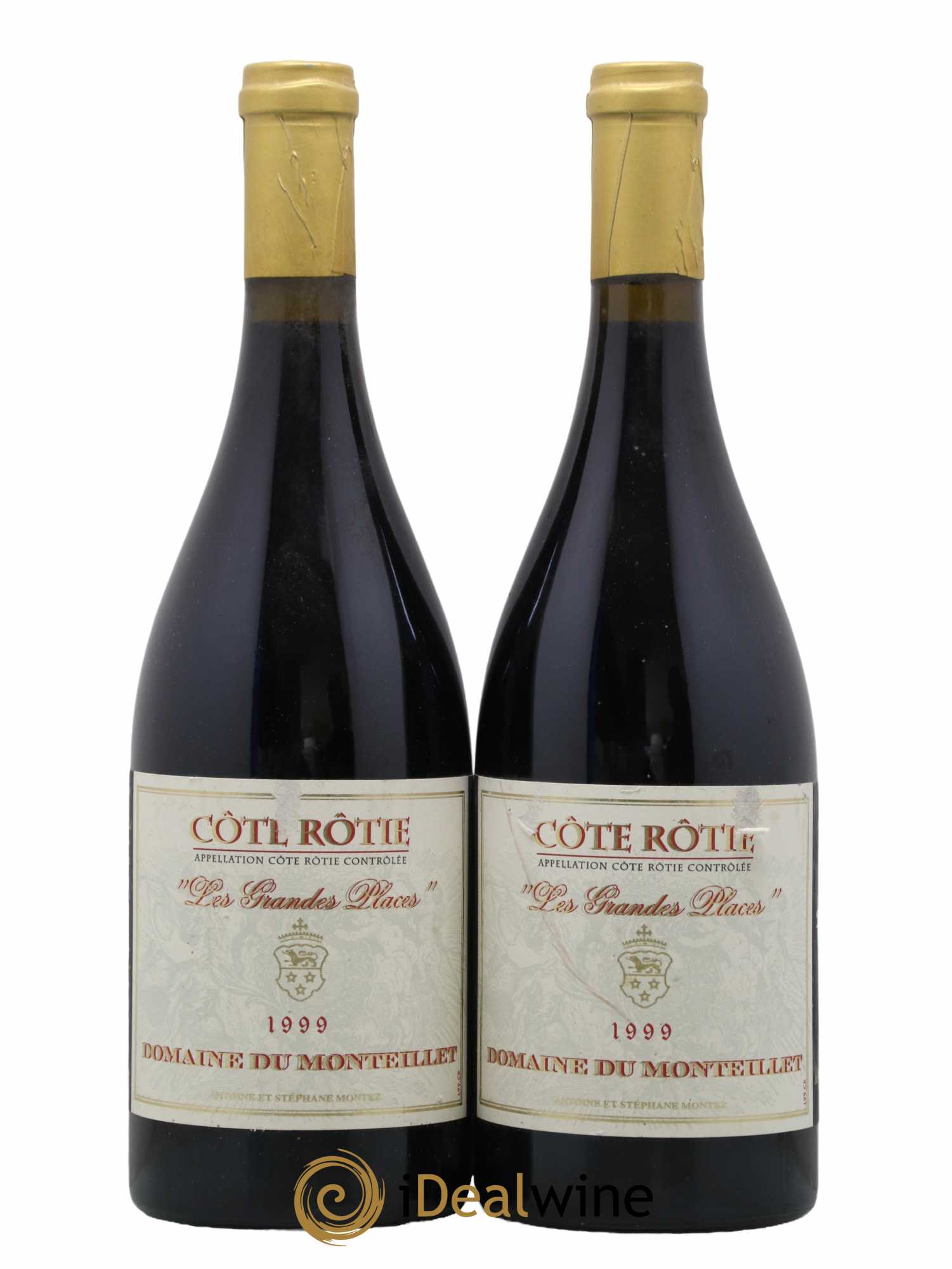 Côte-Rôtie Les Grandes Places Monteillet (Domaine du) - Stéphane Montez 1999 - Lot de 2 bouteilles - 0