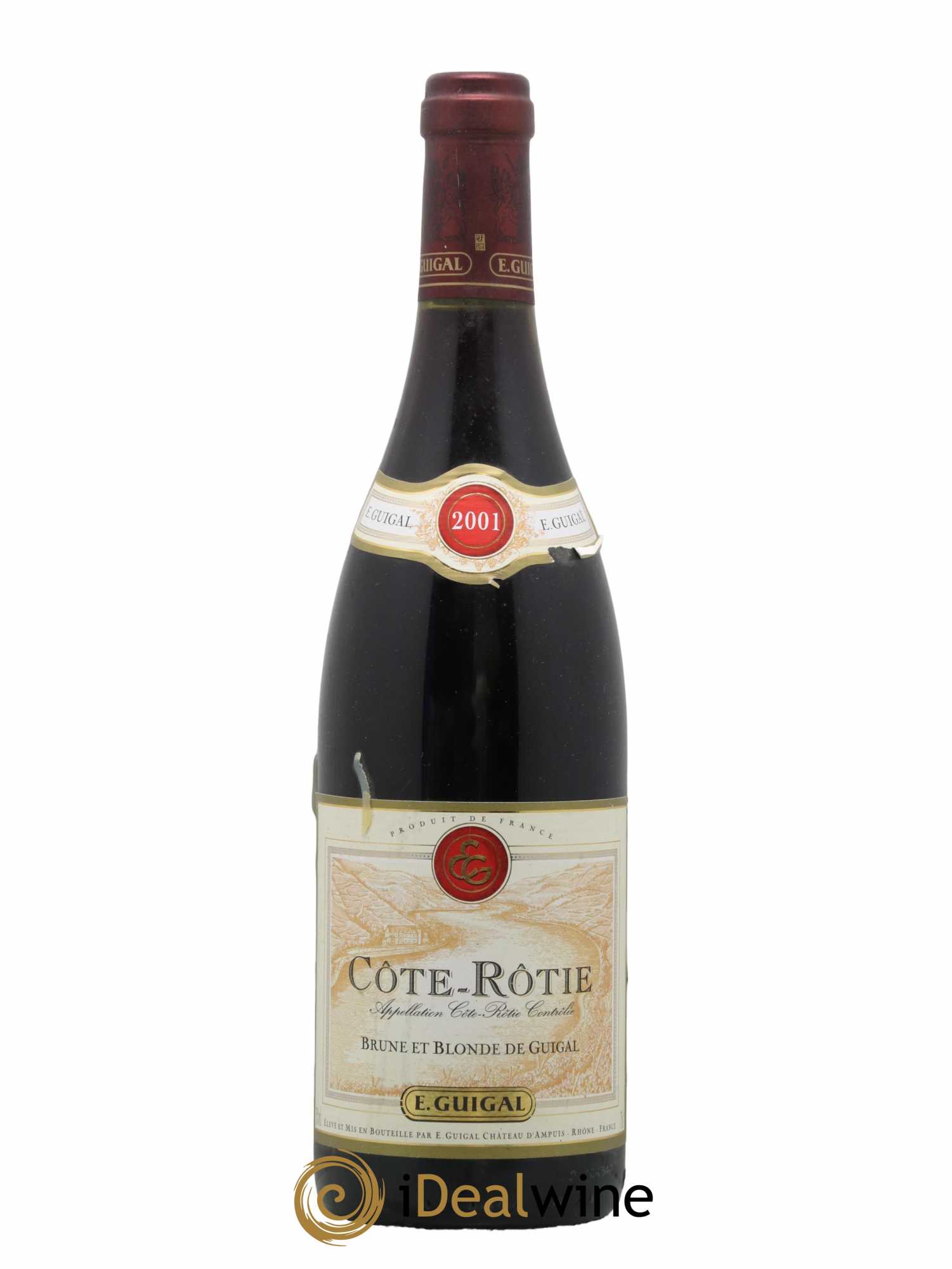 Côte-Rôtie Côtes Brune et Blonde Guigal 2001 - Lot de 1 bouteille - 0