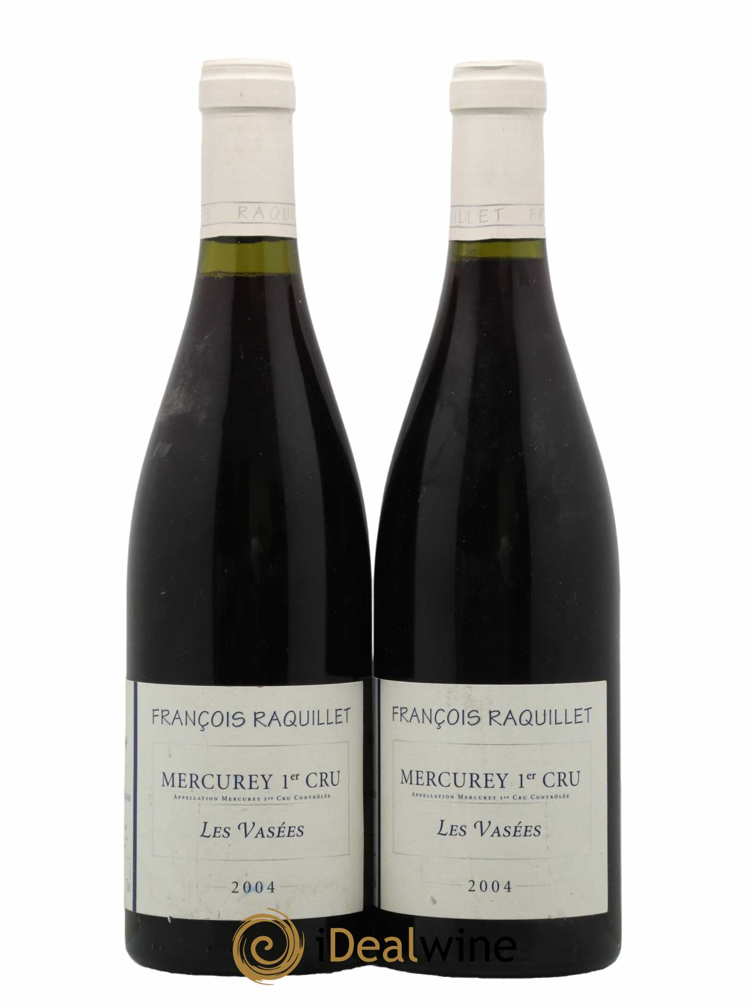 Mercurey 1er Cru Les Vasées François Raquillet 2004 - Lot de 2 bouteilles - 0