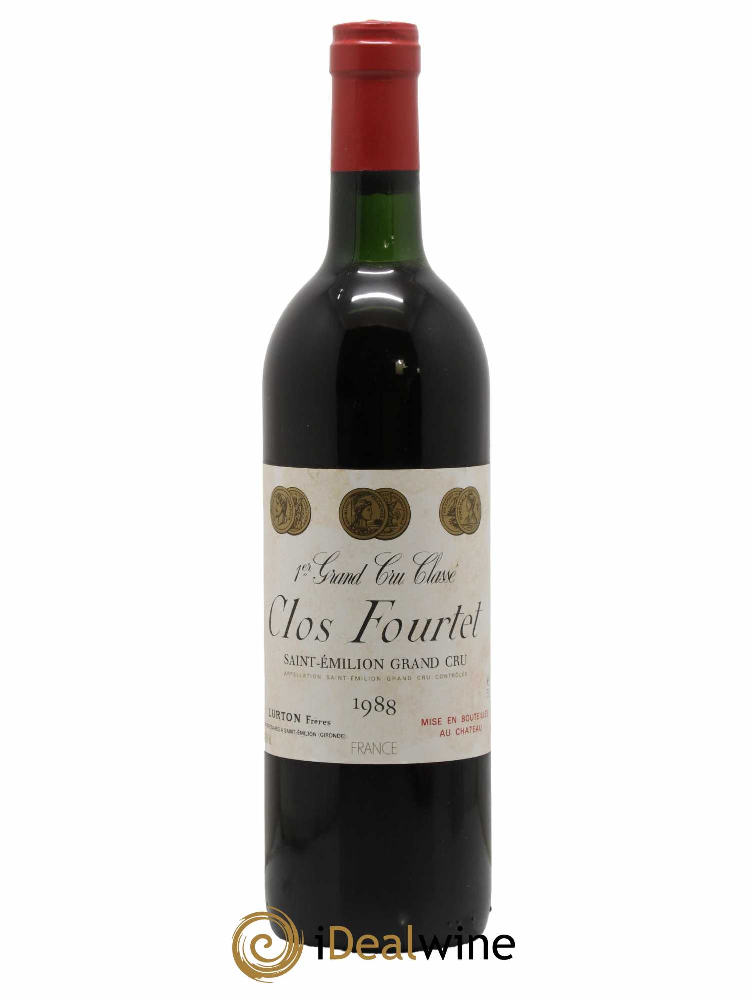 Clos Fourtet 1er Grand Cru Classé B 1988 - Lot de 1 bouteille - 0