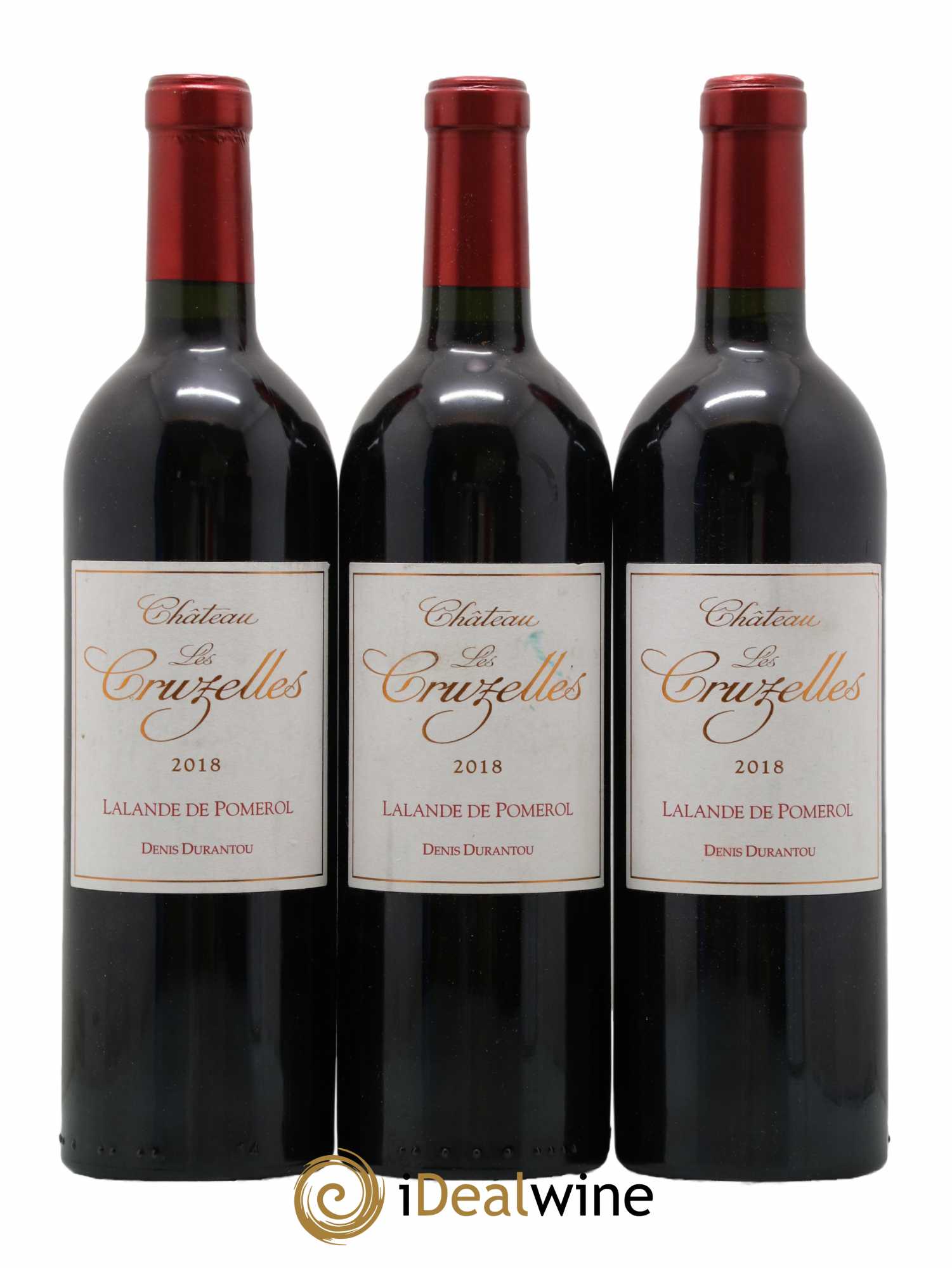 Lalande-de-Pomerol Château les Cruzelles Domaine Denis Durantou 2018 - Lot de 3 bouteilles - 0