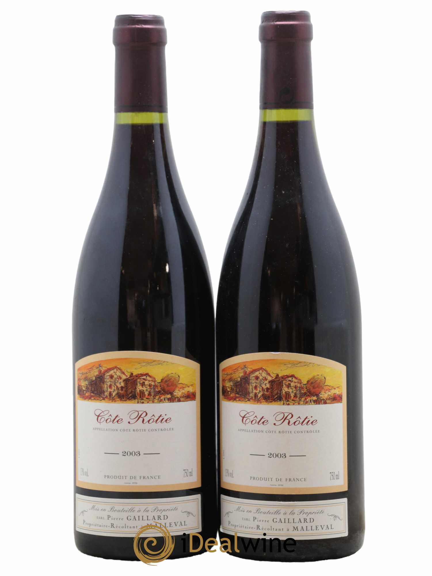 Côte-Rôtie Pierre Gaillard 2003 - Lot de 2 bouteilles - 0