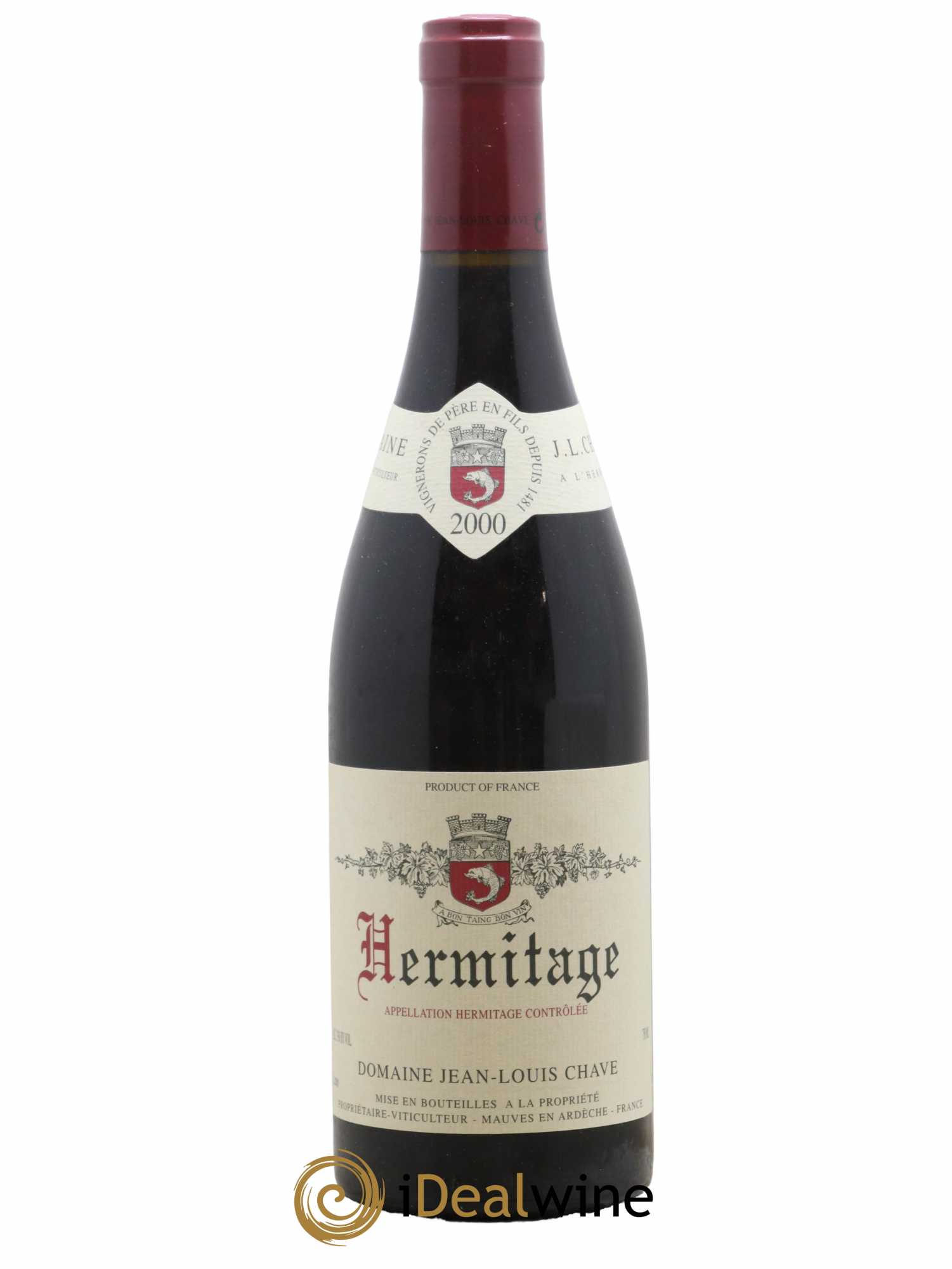 Hermitage Jean-Louis Chave 2000 - Lot de 1 bouteille - 0