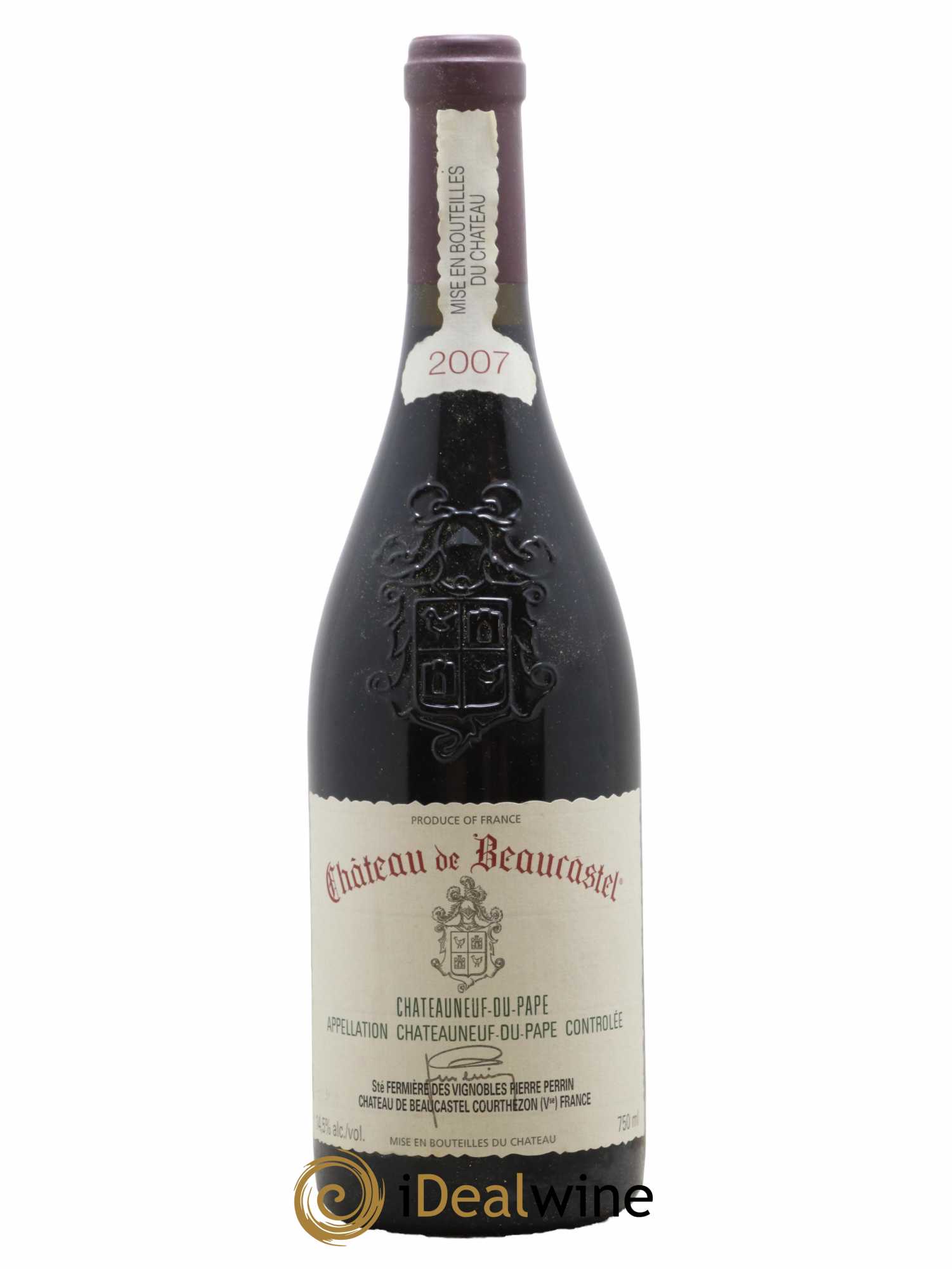 Châteauneuf-du-Pape Château de Beaucastel Famille Perrin 2007 - Lot de 1 bouteille - 0