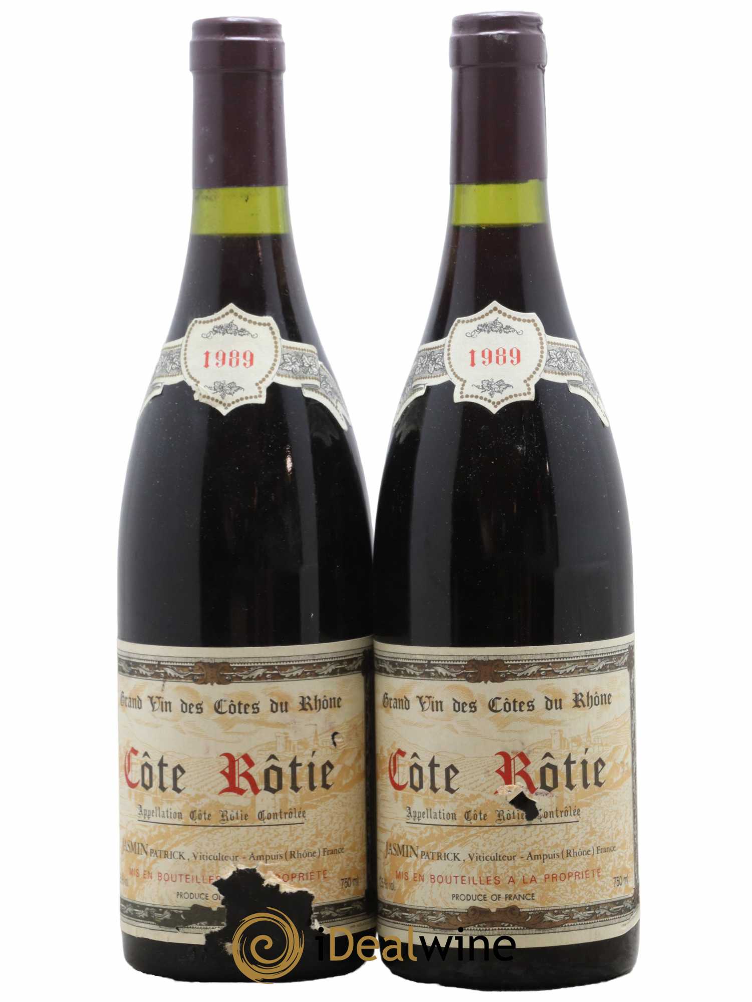 Côte-Rôtie Jasmin (Domaine) 1989 - Lot de 2 bouteilles - 0