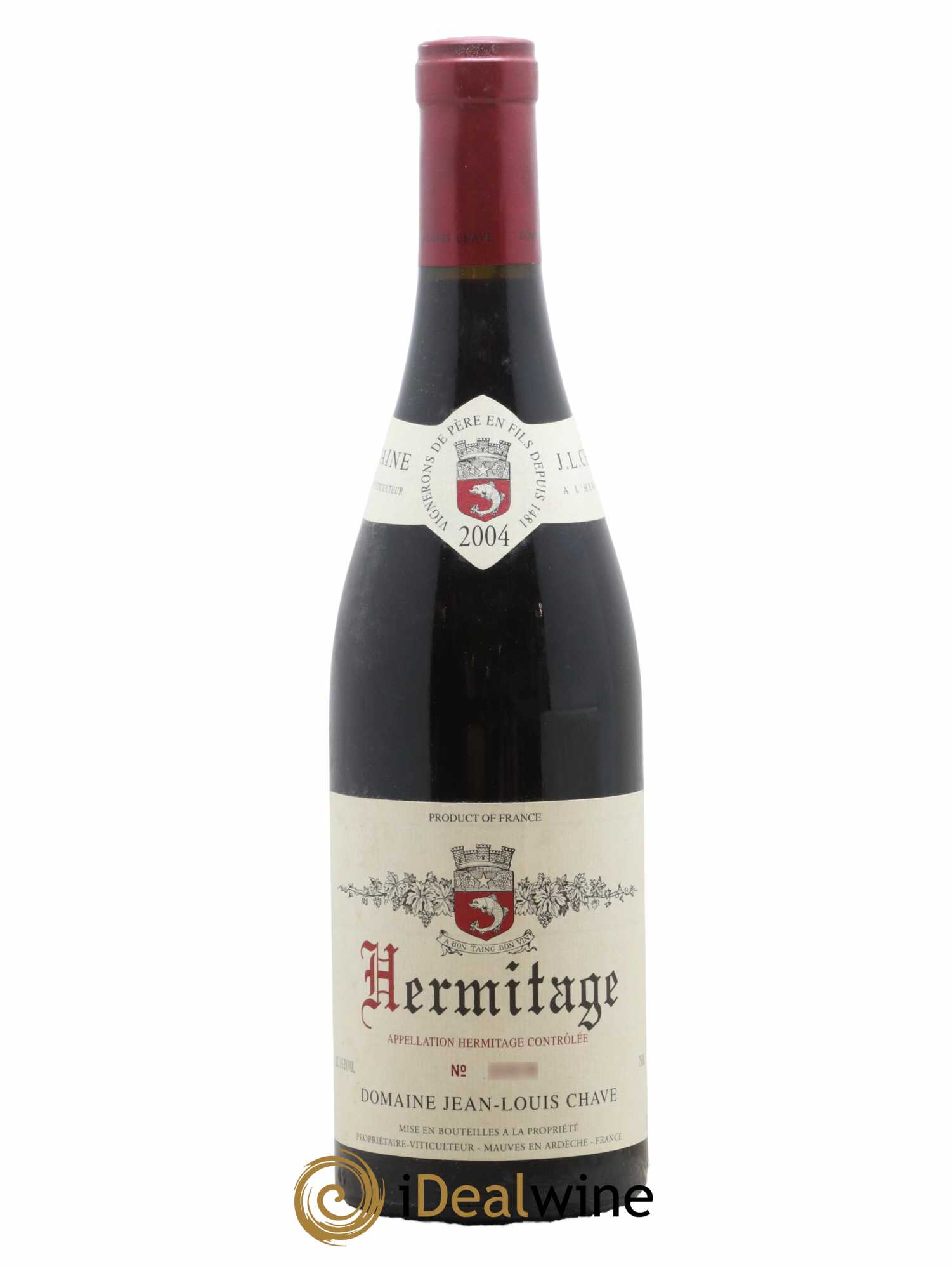 Hermitage Jean-Louis Chave 2004 - Lot de 1 bouteille - 0