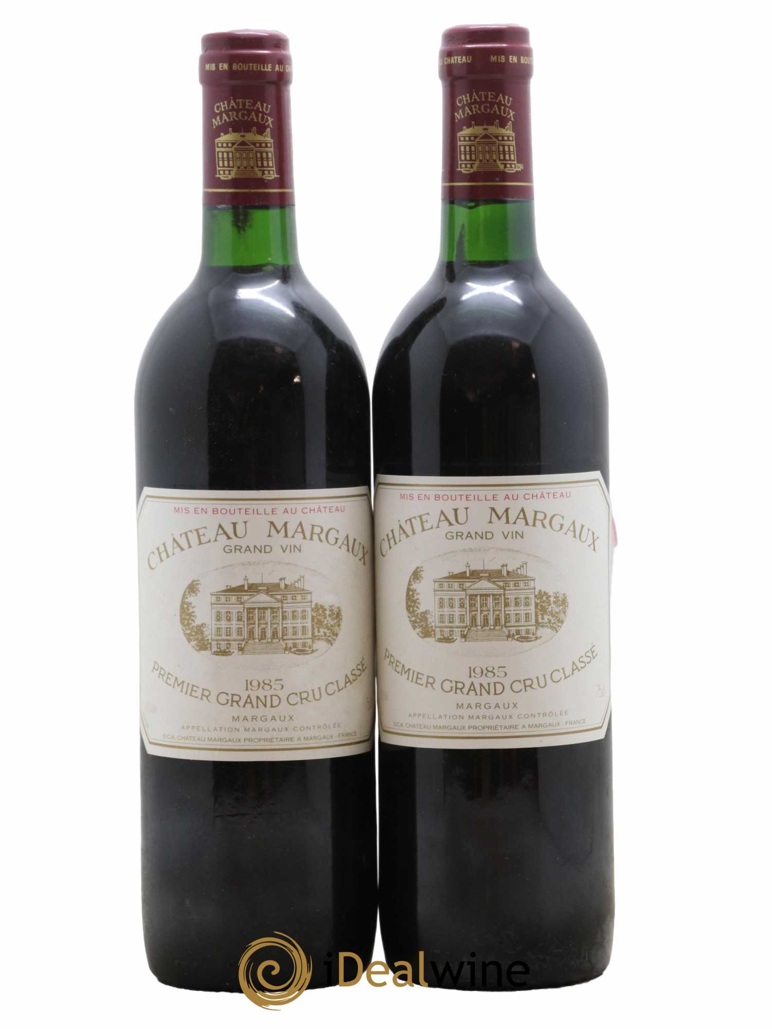 Château Margaux 1er Grand Cru Classé 1985 - Lot de 2 bouteilles - 0