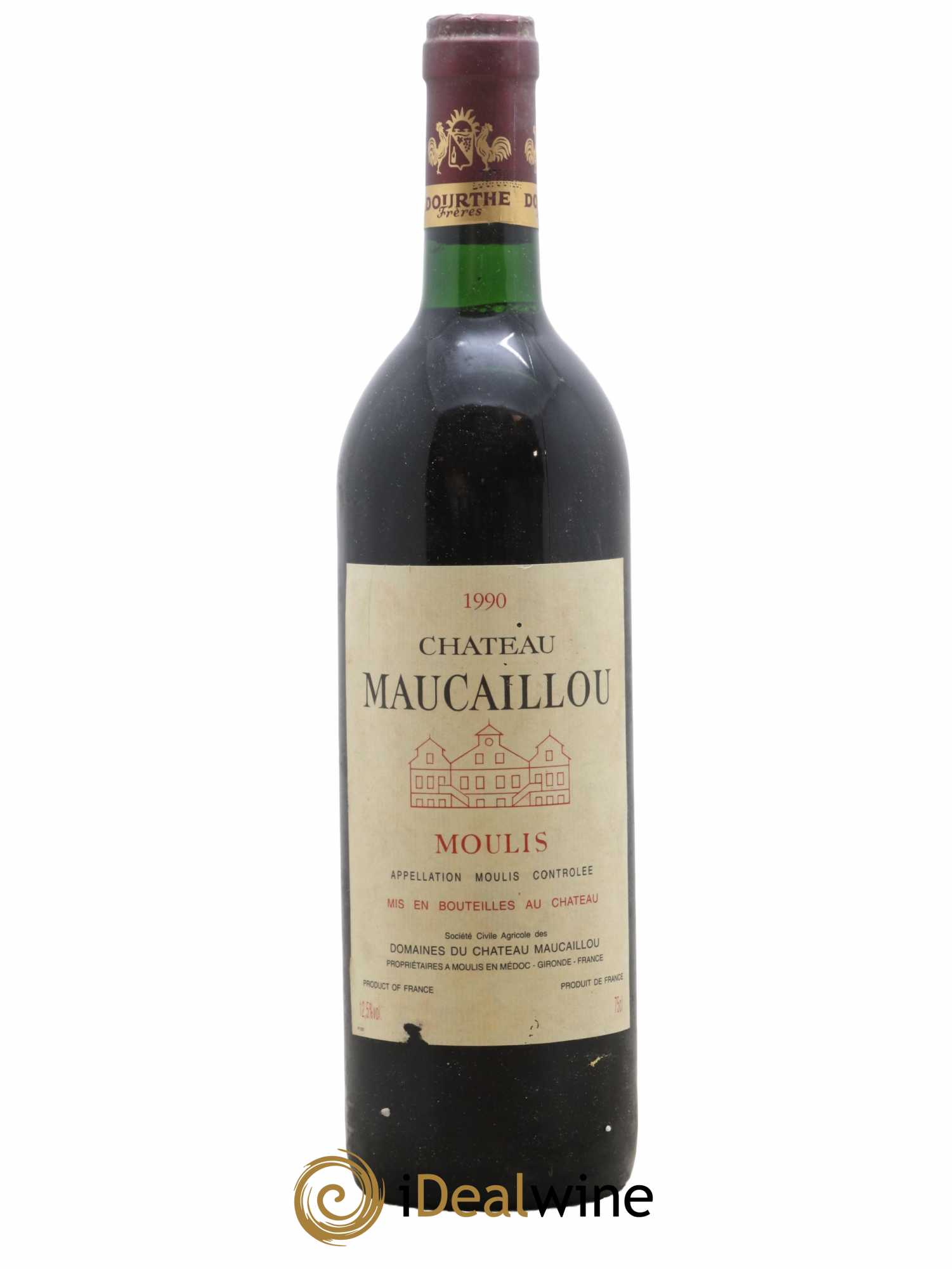 Château Maucaillou 1990 - Lot de 1 bouteille - 0