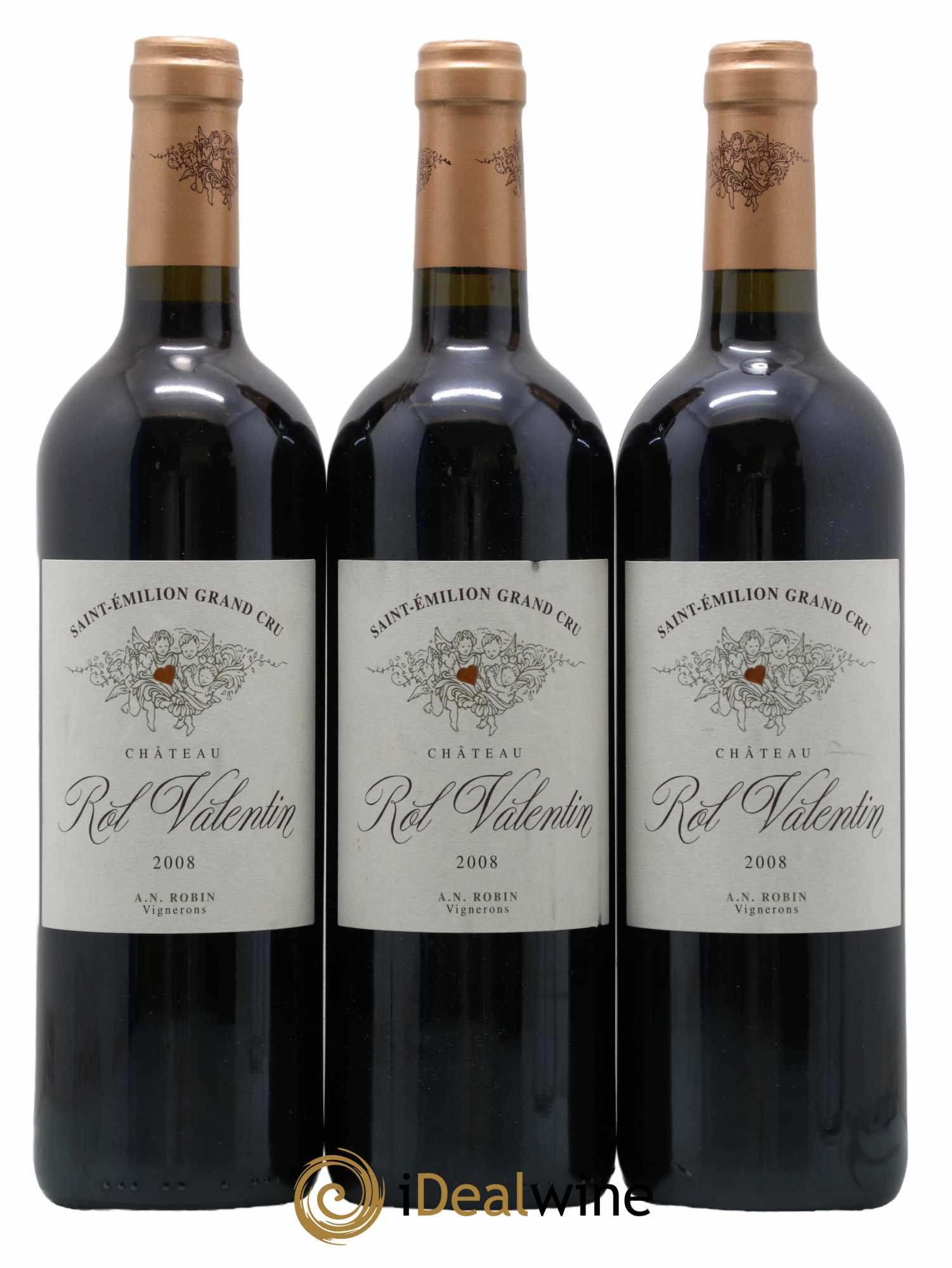 Château Rol Valentin Grand Cru Classé 2008 - Posten von 3 Flaschen - 0