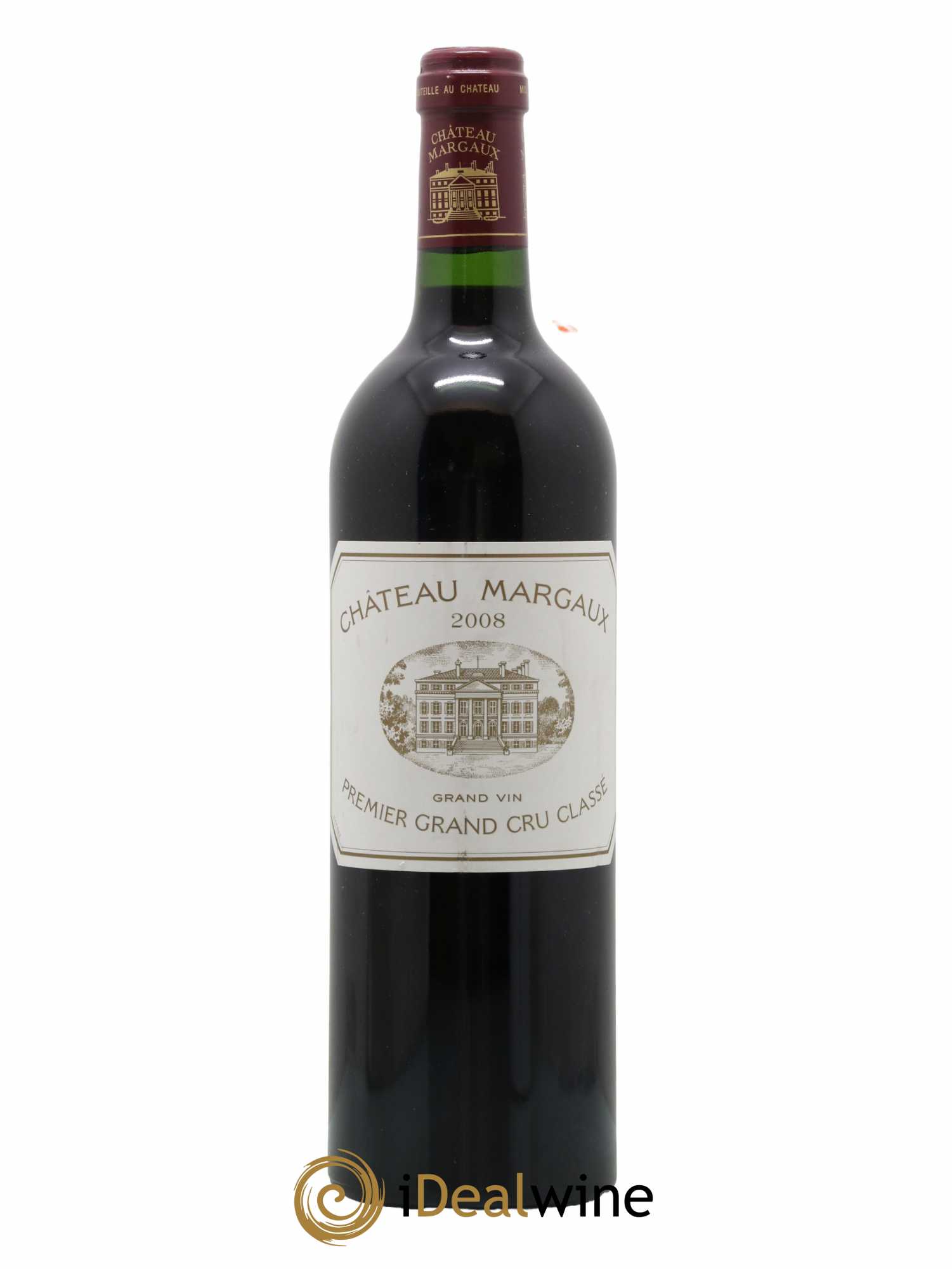 Château Margaux 1er Grand Cru Classé 2008 - Lot de 1 bouteille - 0
