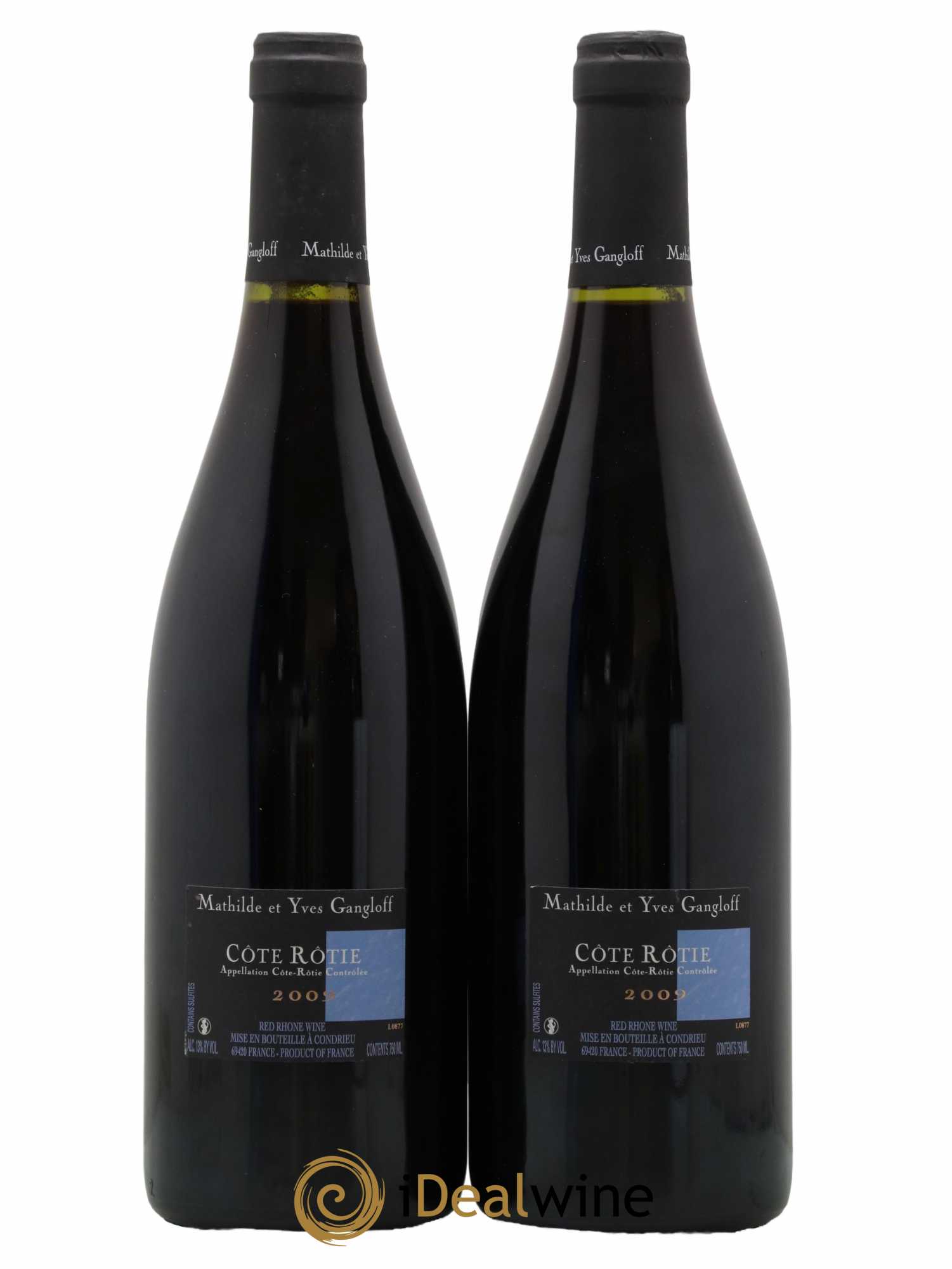 Côte-Rôtie La Barbarine Gangloff (Domaine) 2009 - Lot de 2 bouteilles - 1