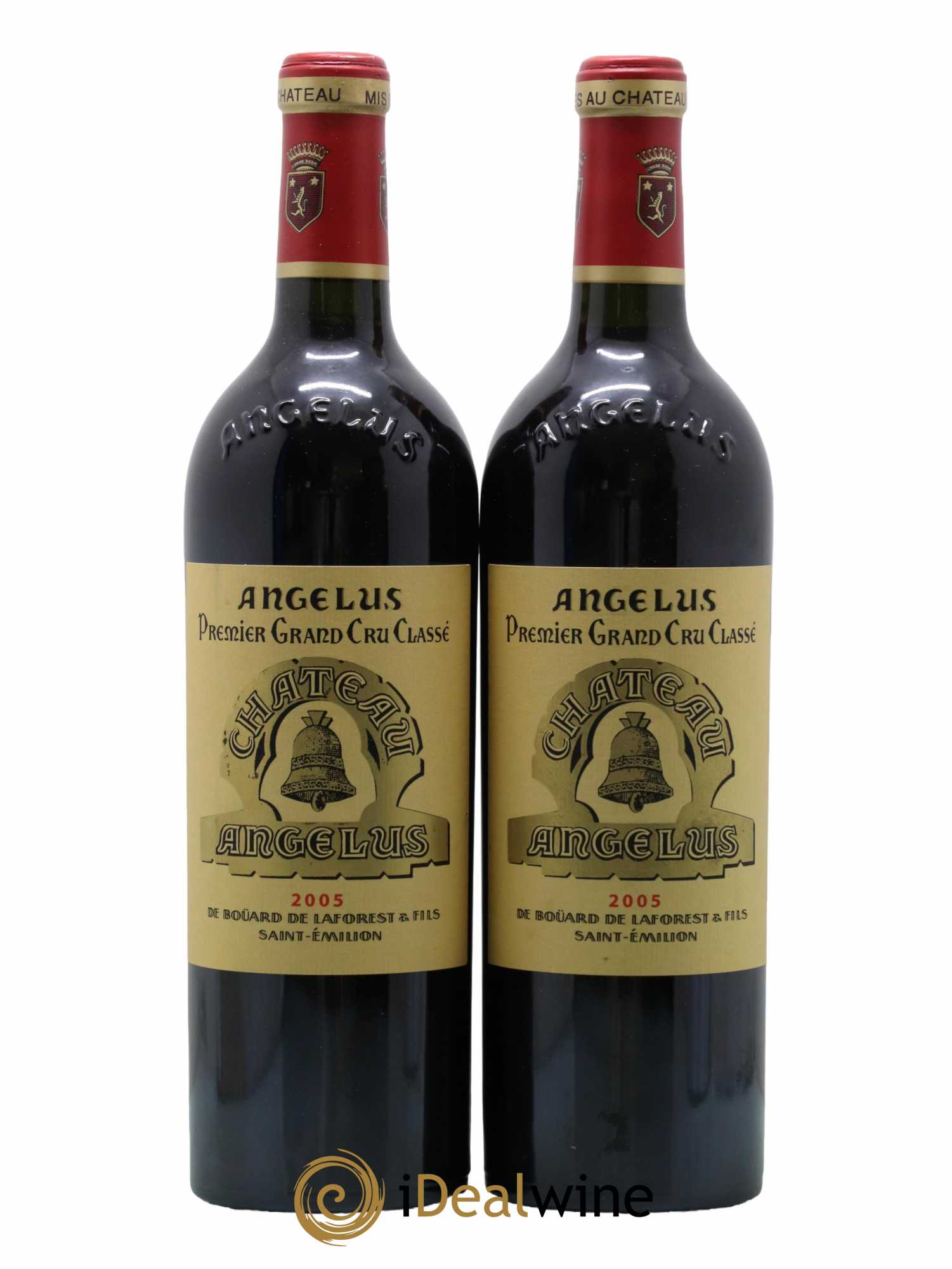 Château Angélus 1er Grand Cru Classé A 2005 - Lot de 2 bouteilles - 0