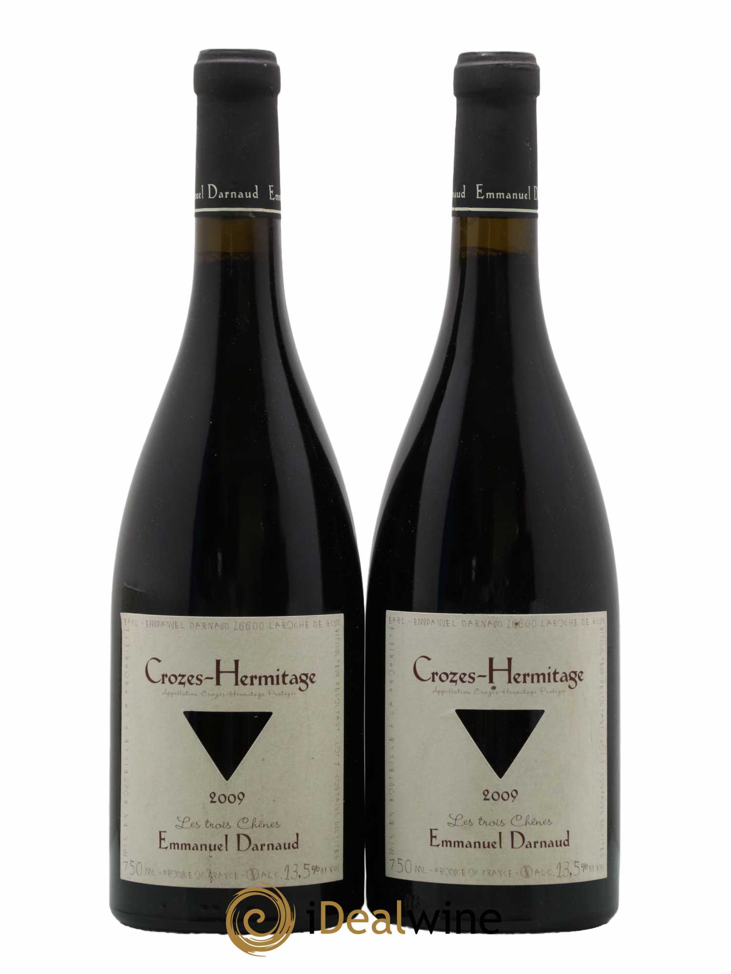 Crozes-Hermitage Cuvee Les 3 Chenes Darnaud 2009 - Lot de 2 bouteilles - 0