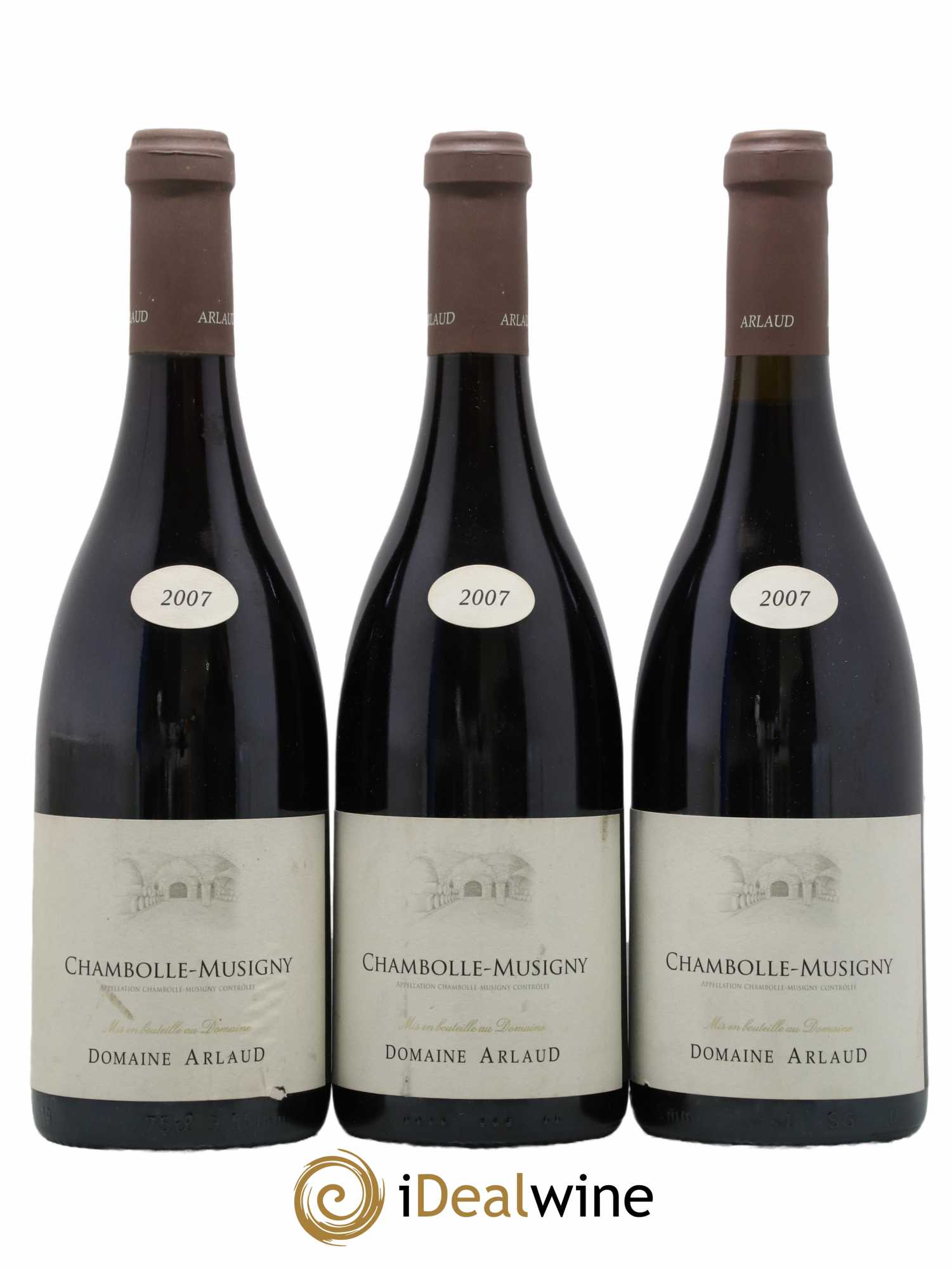 Chambolle-Musigny Arlaud 2007 - Lot de 3 bouteilles - 0
