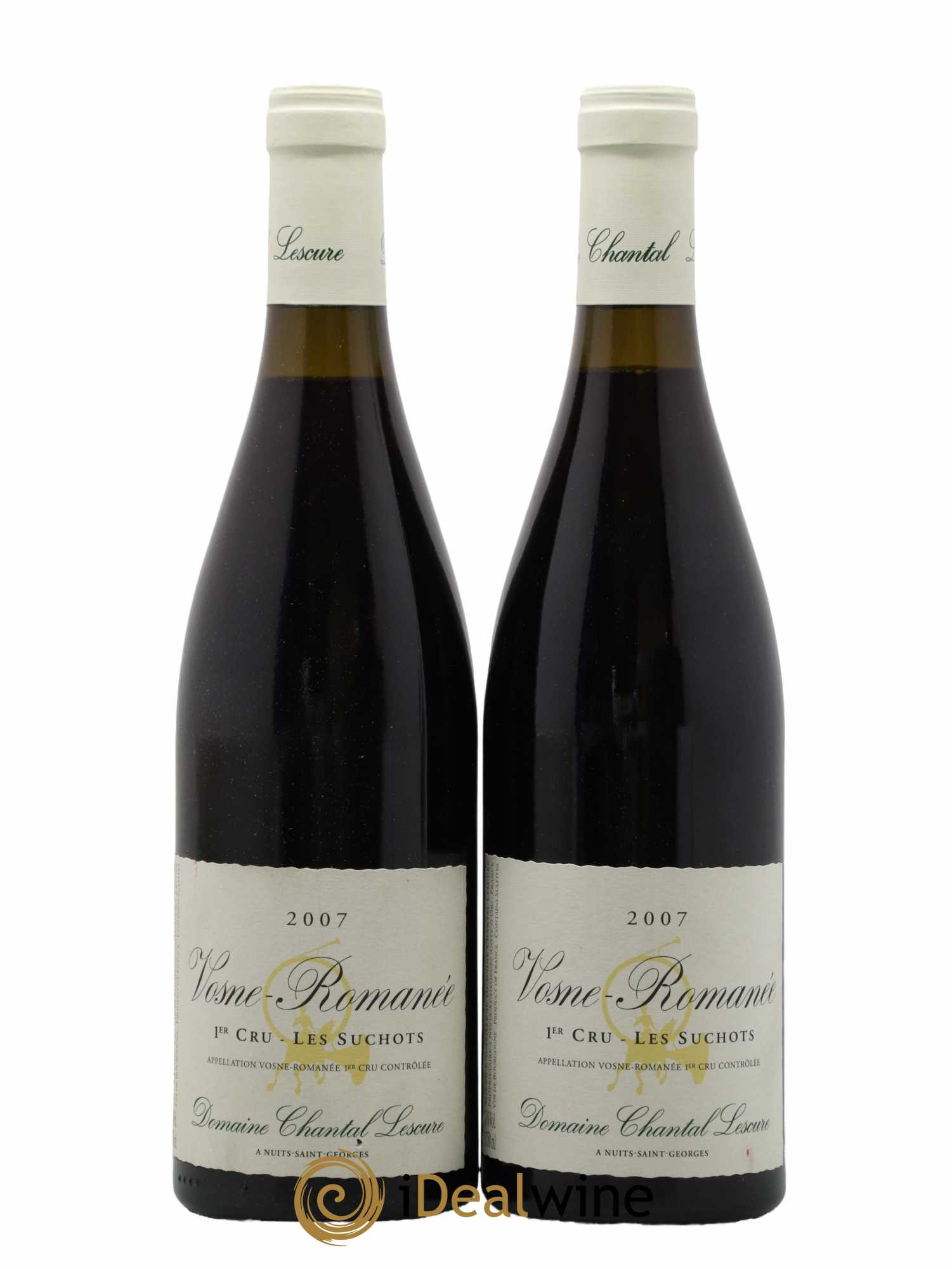 Vosne-Romanée 1er Cru Les Suchots Chantal Lescure 2007 - Lot de 2 bouteilles - 0